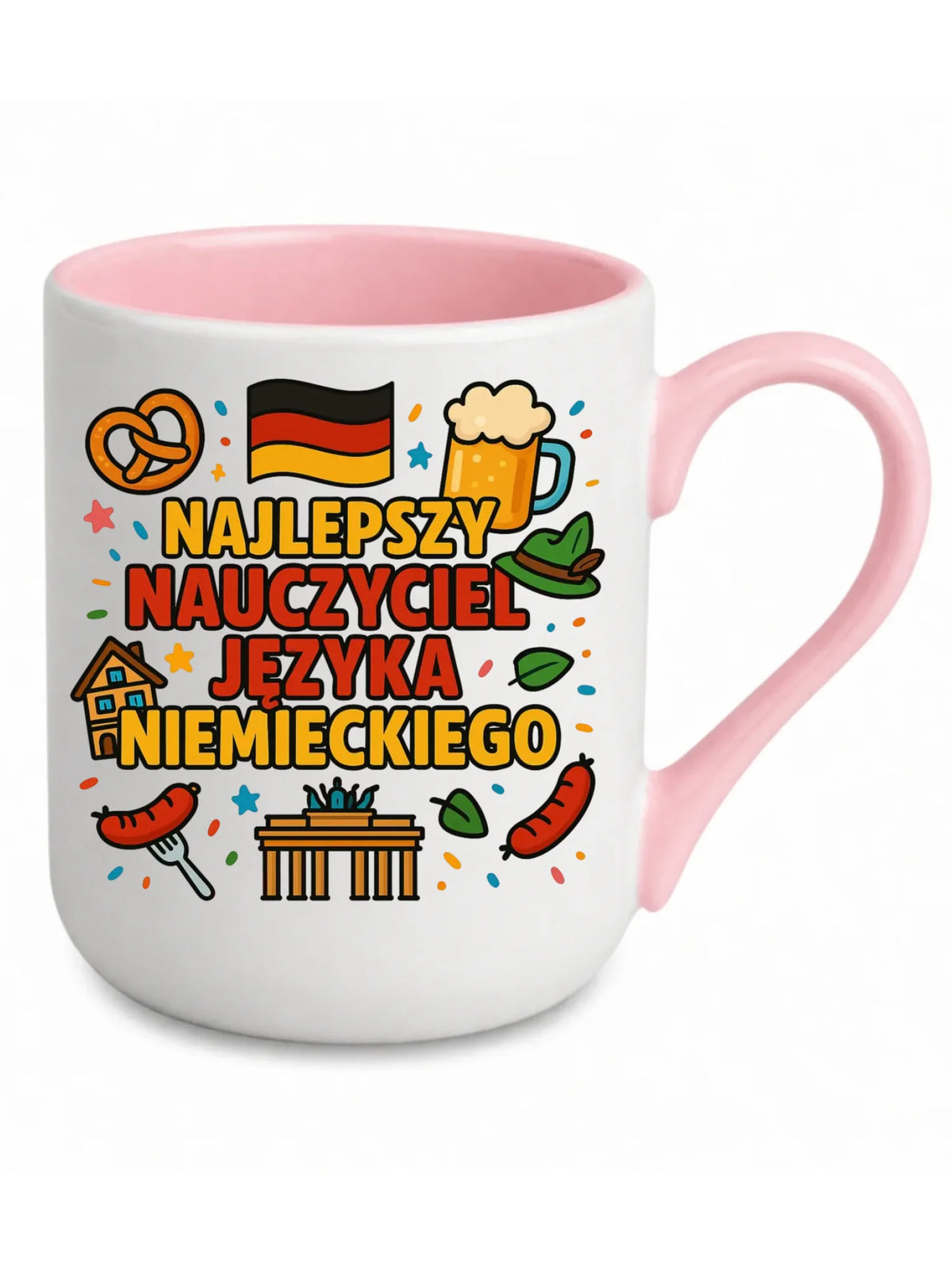 Najlepszy nauczyciel języka niemieckiego | Kubek elegant na prezent N54
