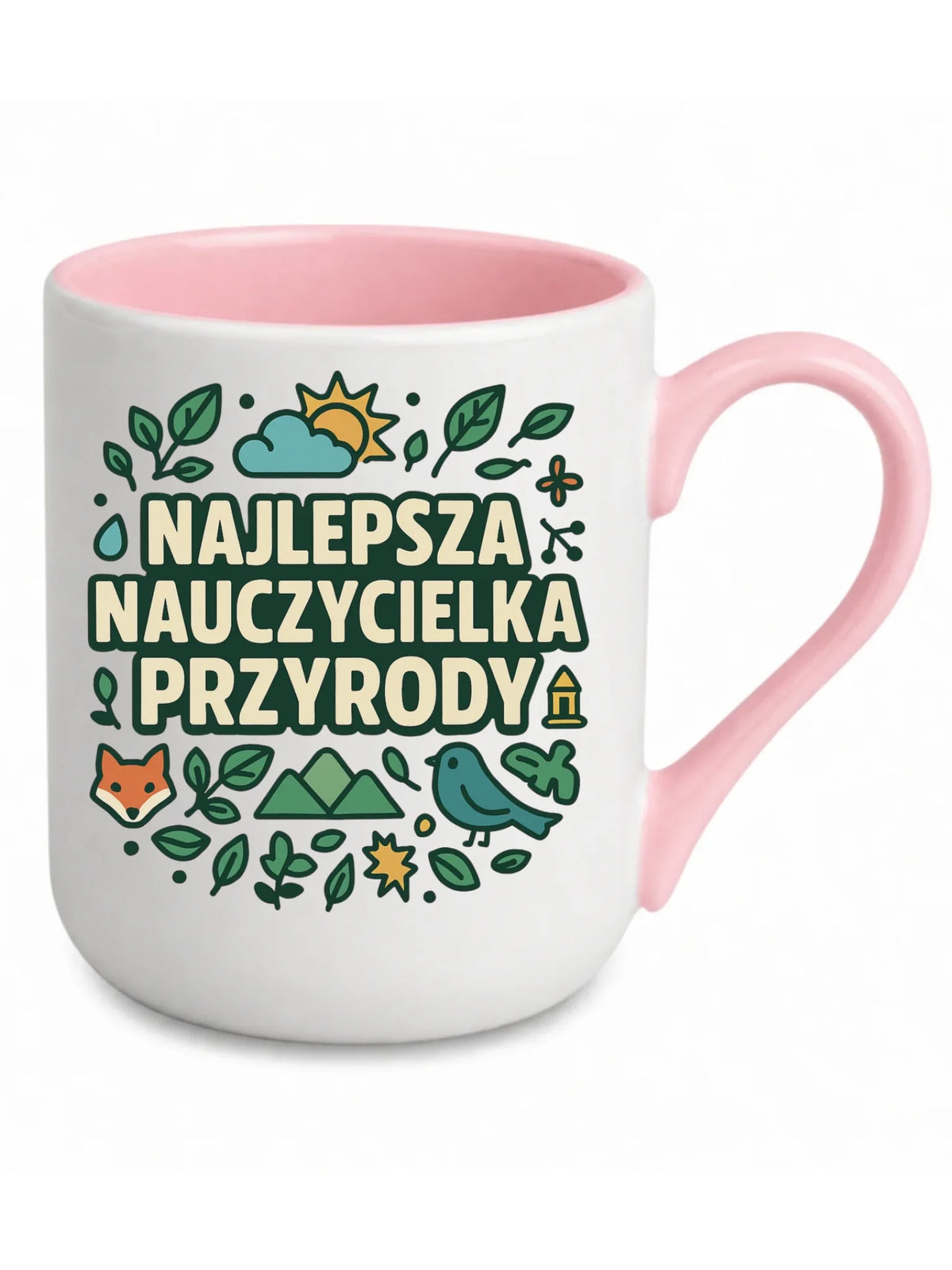 Najlepsza nauczycielka przyrody | Kubek elegant na prezent N64