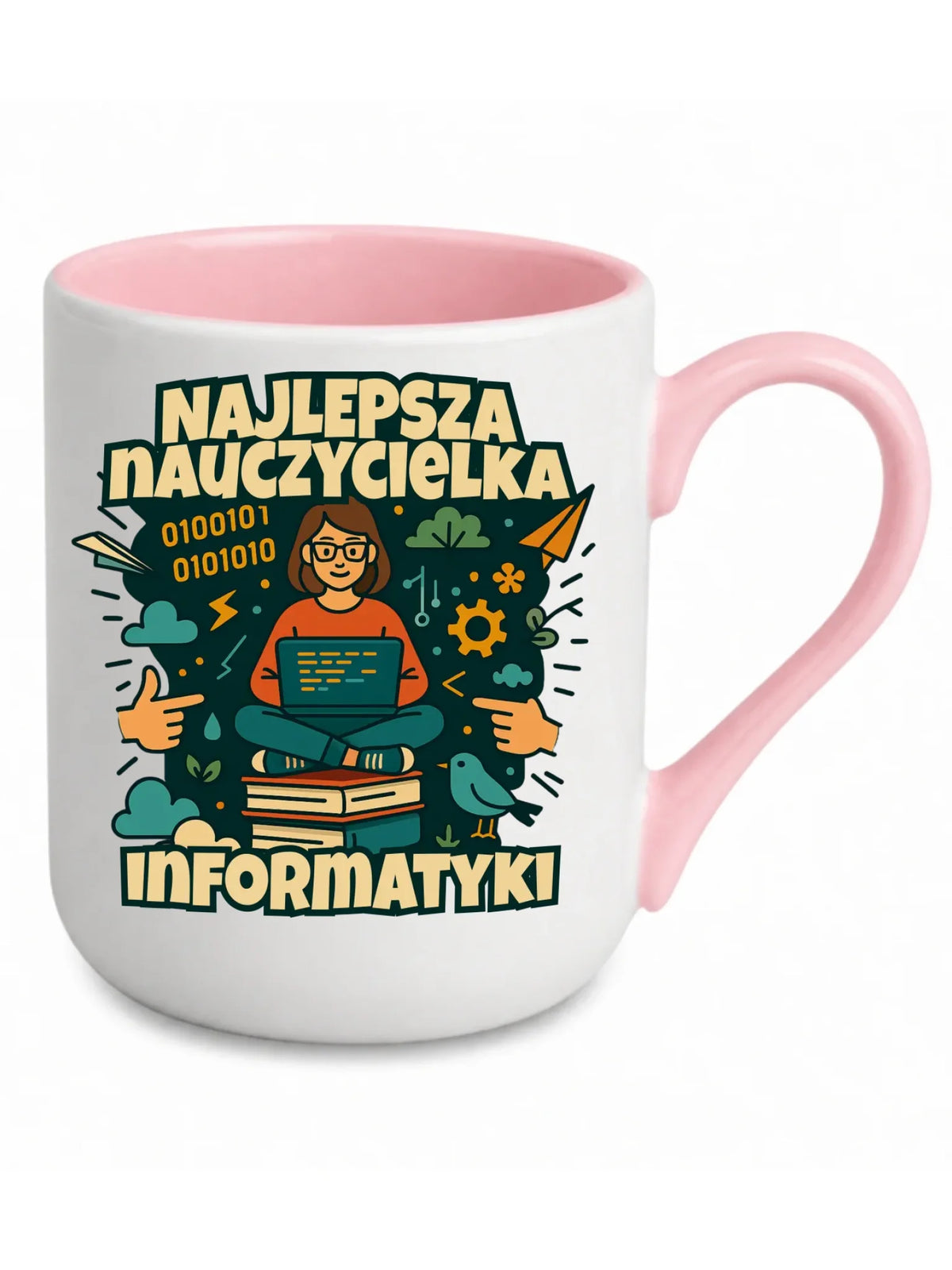 Najlepsza nauczycielka informatyki | Kubek elegant na prezent N51