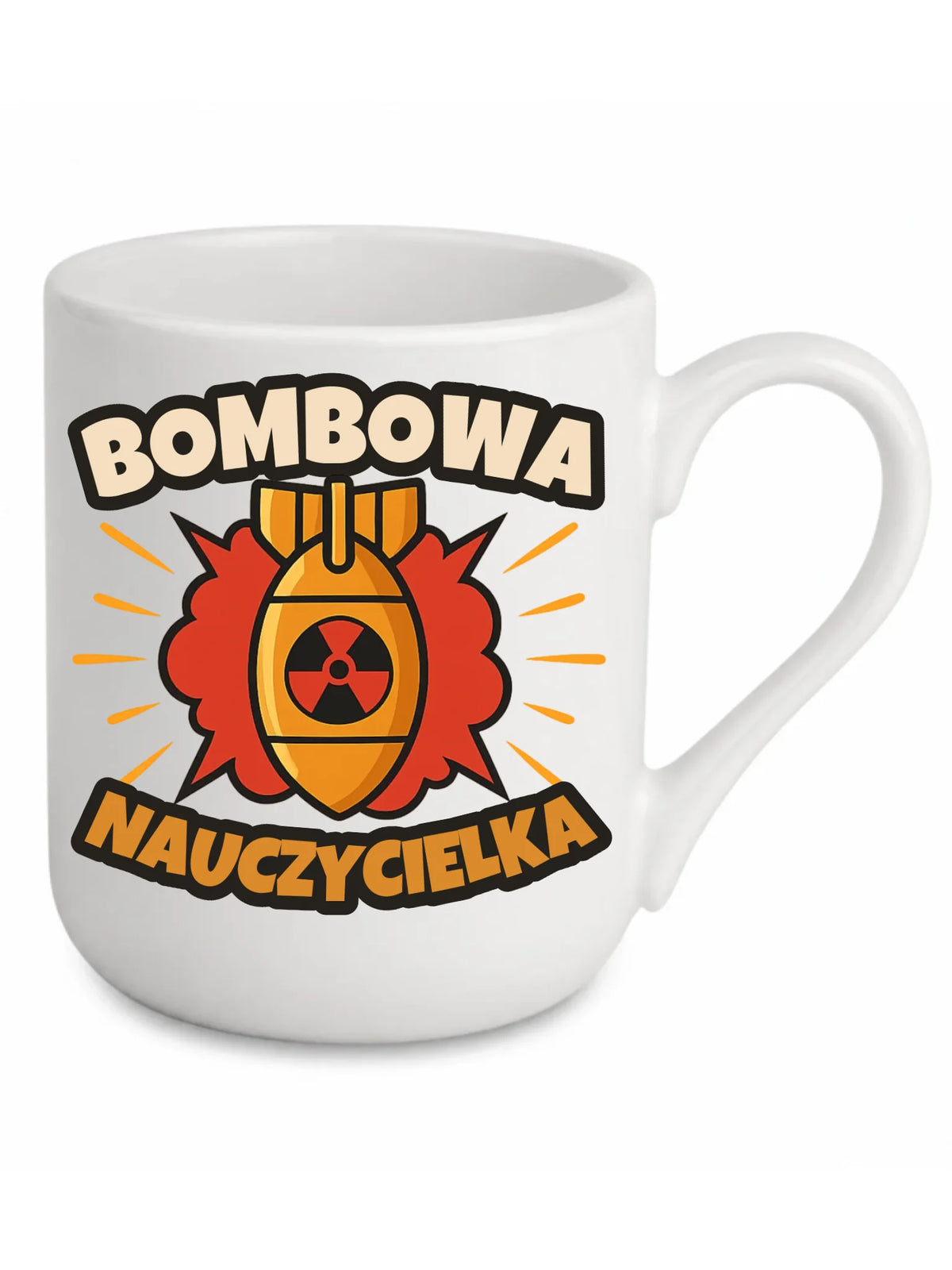 Bombowa nauczycielka | Kubek elegant prezent dla nauczycielki N34