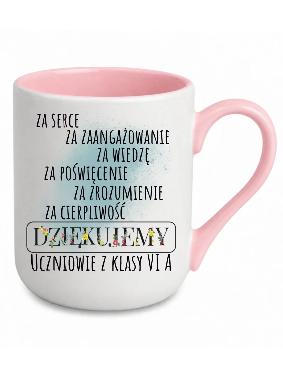 Podziękowanie dla nauczyciela od klasy na prezent | Kubek elegant N06