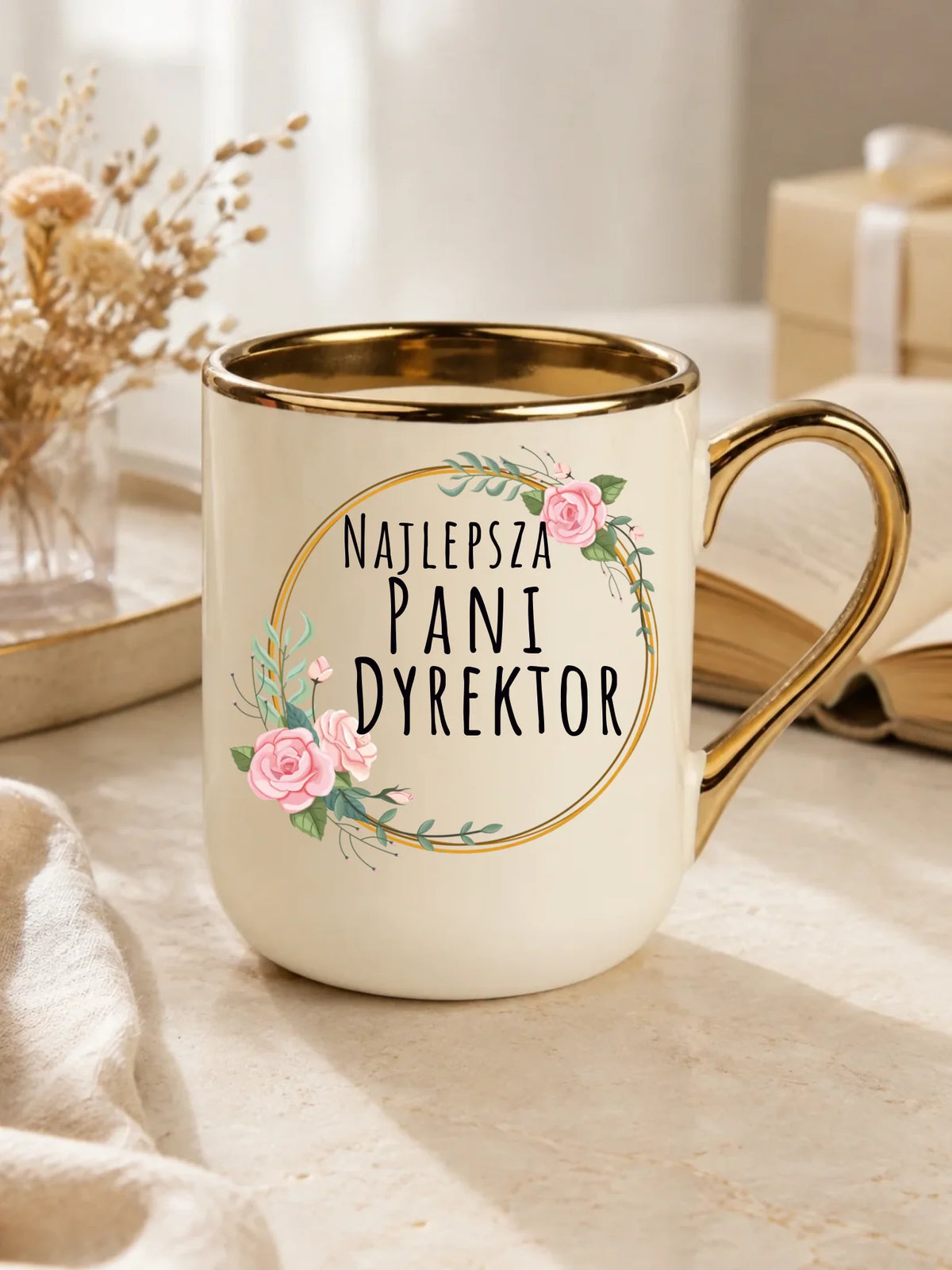 Pani Dyrektor | Kubek elegant prezent dla dyrektorki szkoły N77