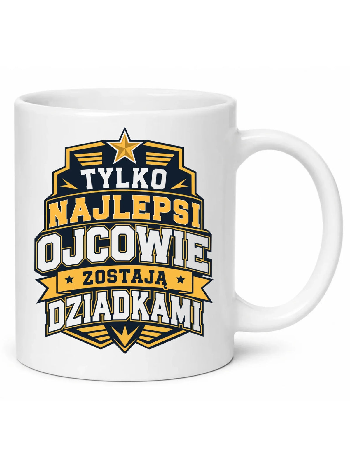 Kubek dla taty przyszłego dziadka - Tylko najlepsi ojcowie zostają dziadkami DT39