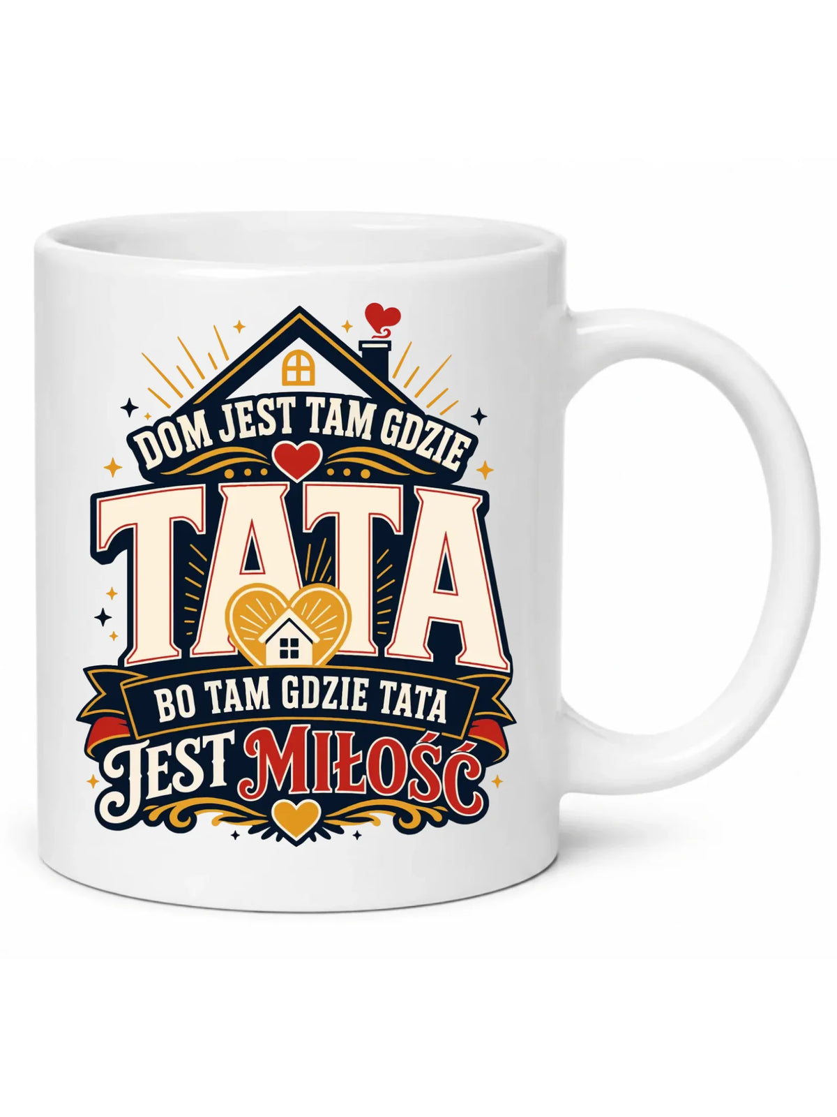 Kubek dla taty - Dom jest tam gdzie tata DT37