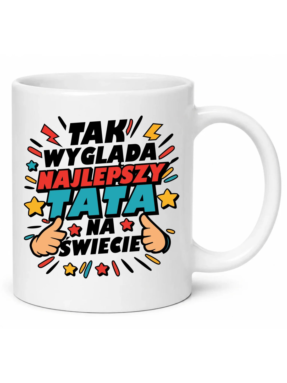 Kubek dla taty - Tak wygląda najlepszy tata na świecie DT08