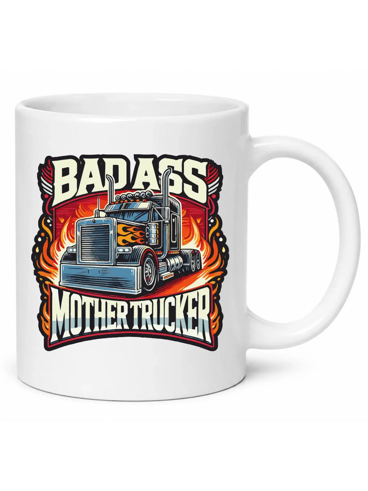 Kubek dla kierowcy tira - Badass Mother Trucker ZKT04