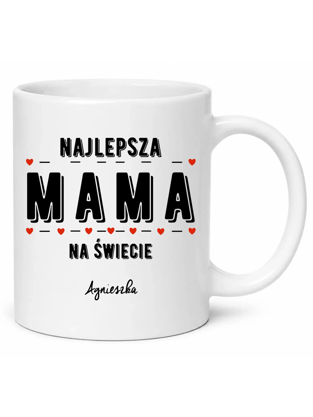Kubek z imieniem dla mamy - Najlepsza mama - personalizowany DM22