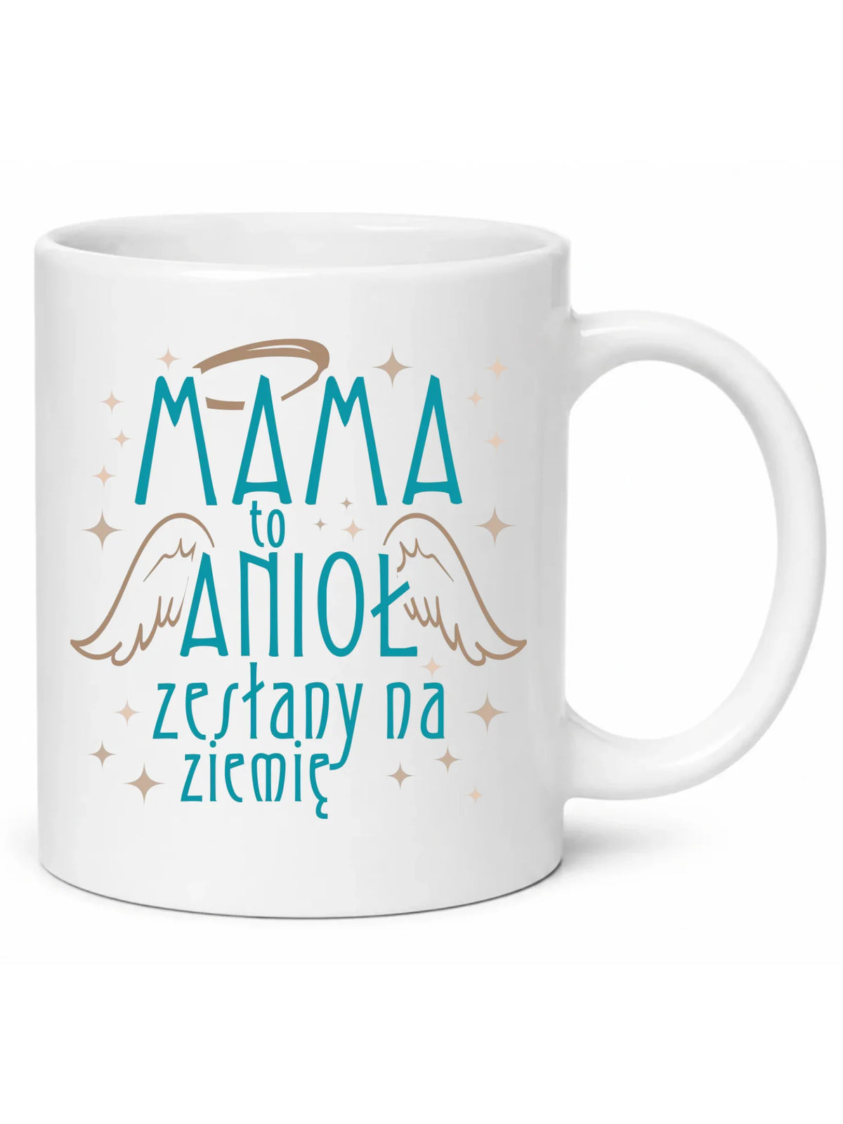 Kubek dla mamy - Mama to anioł zesłany na ziemię DM30