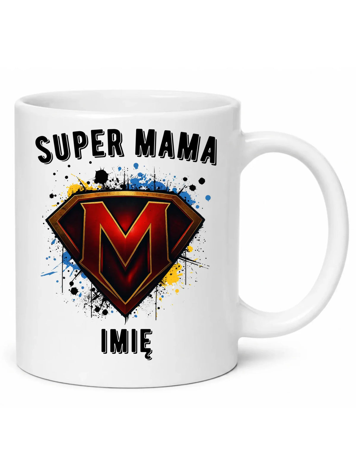 Kubek dla mamy - Super Mama - personalizowany DM07