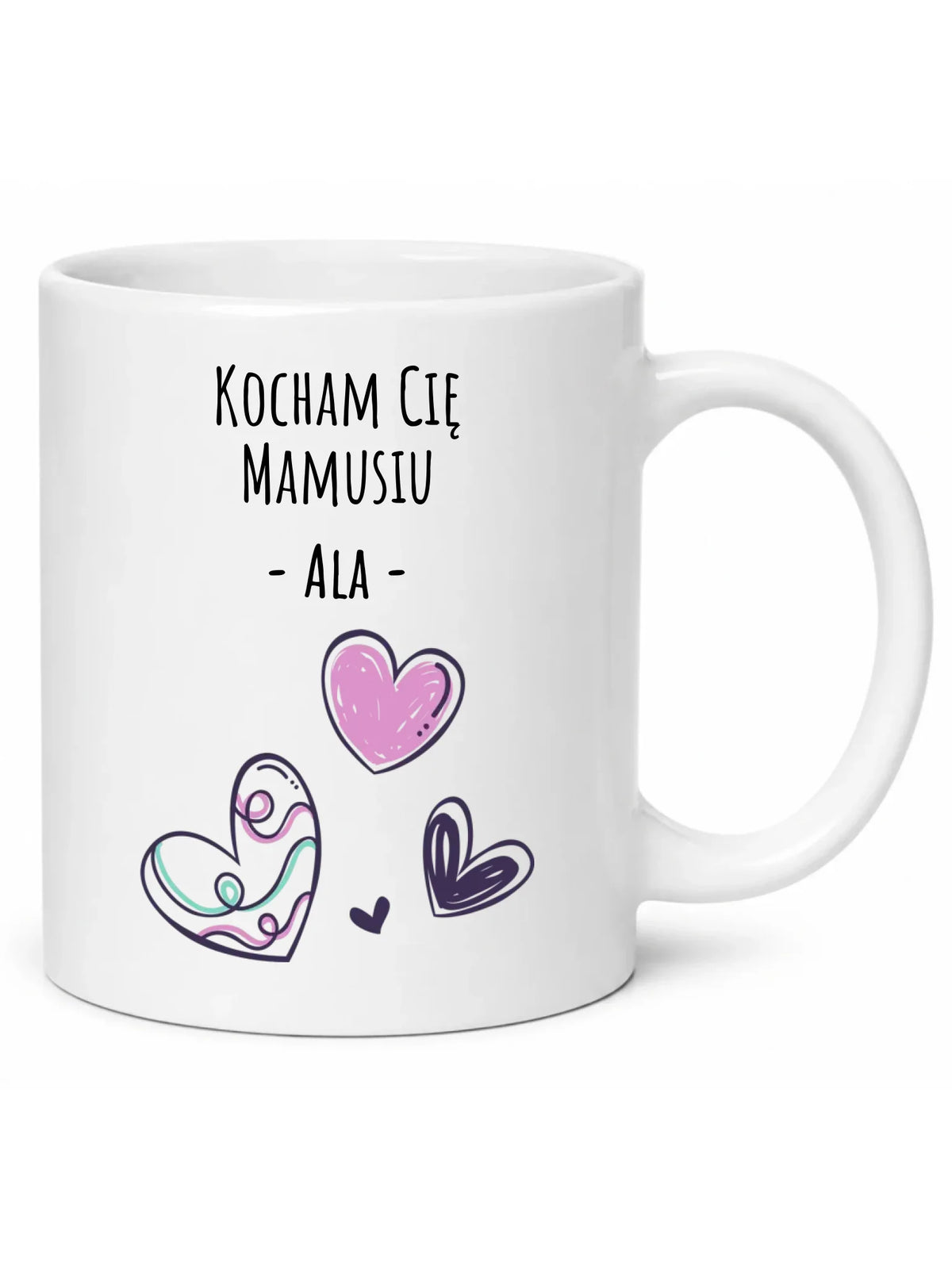 Kubek dla mamy - Kocham Cię Mamusiu - personalizowany DM05