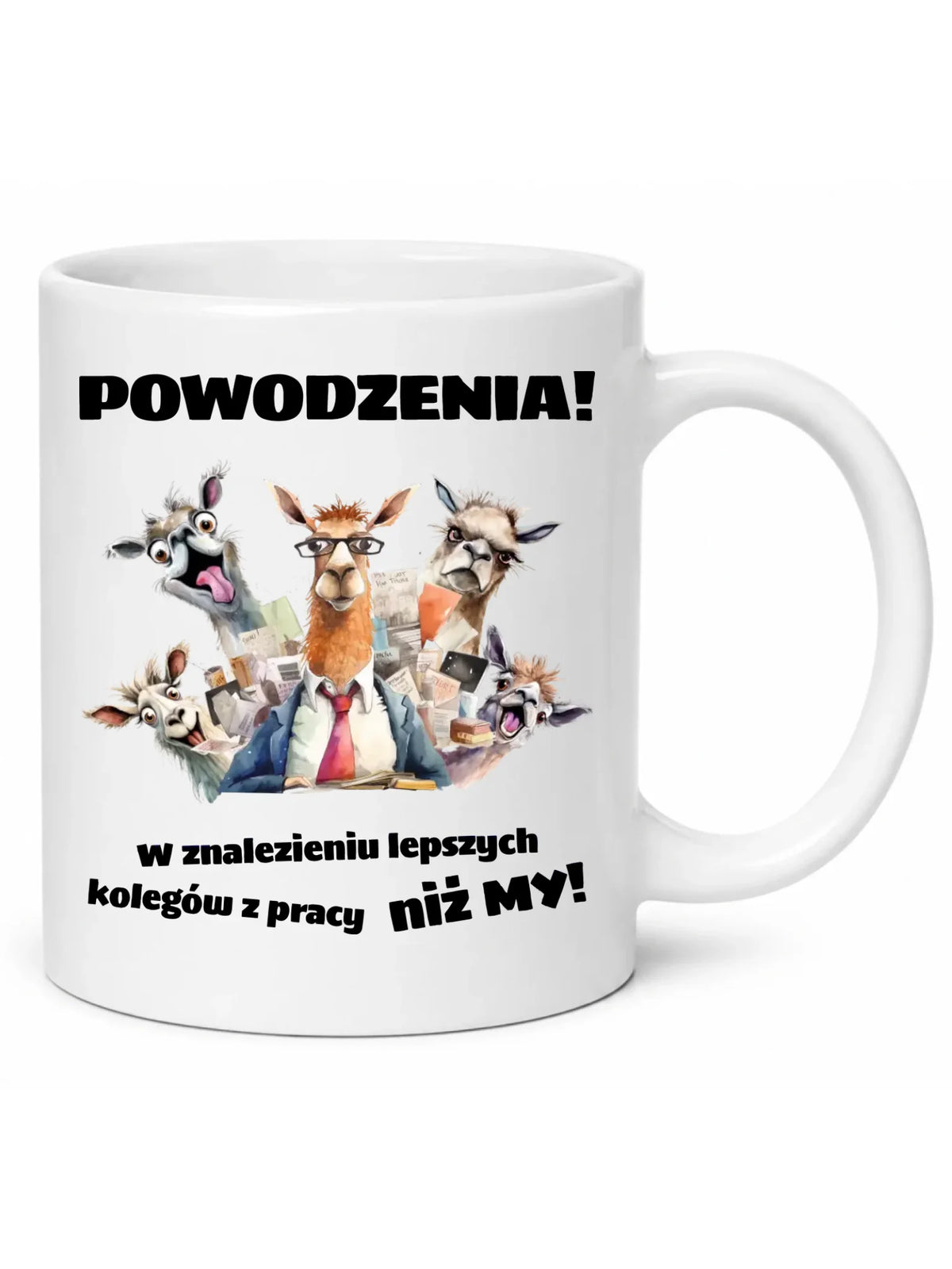 Kubek na odejście z pracy - Powodzenia w znalezieniu lepszych kolegów OP08