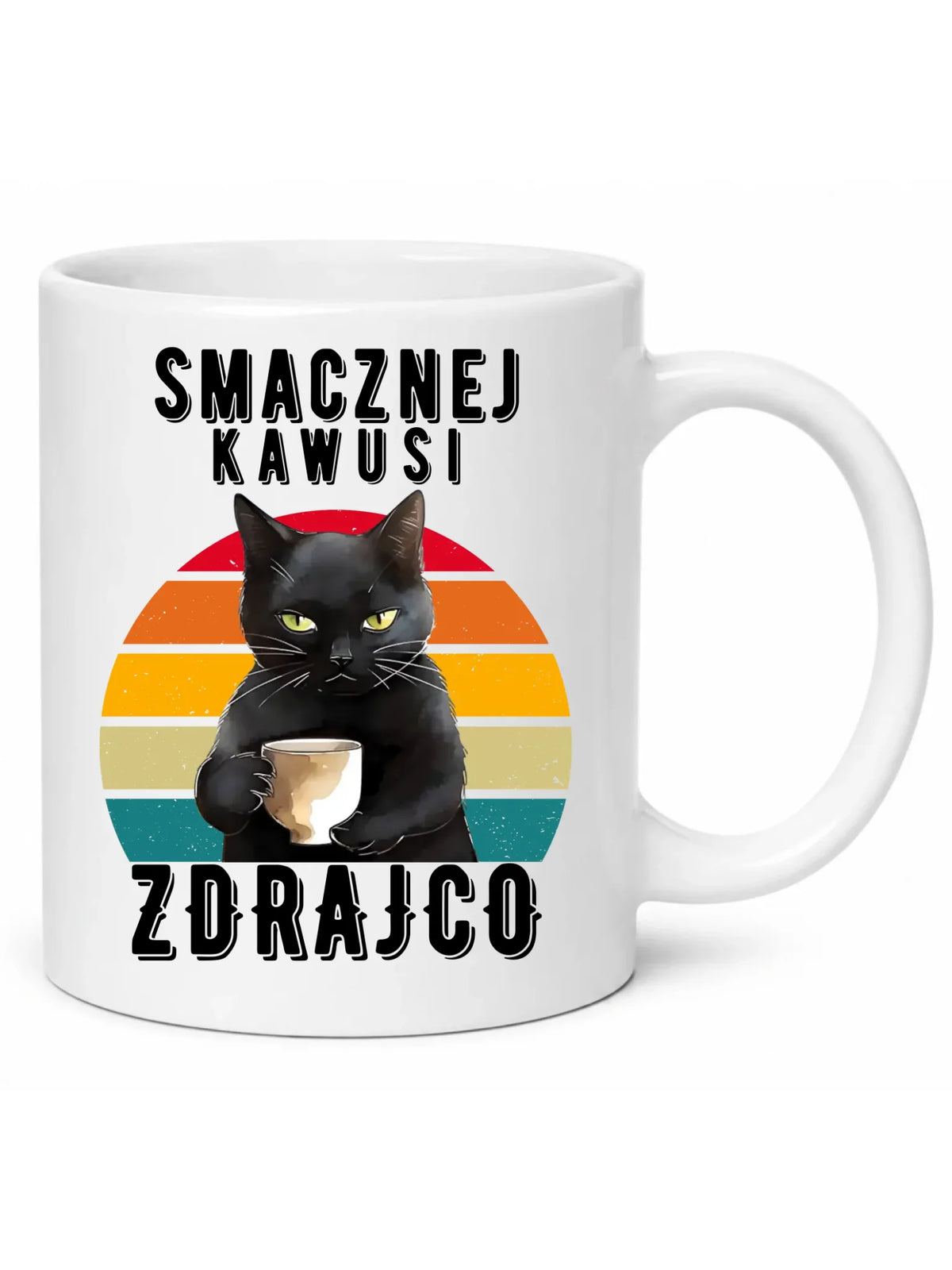 Kubek na odejście z pracy - Smacznej kawusi zdrajco OP03