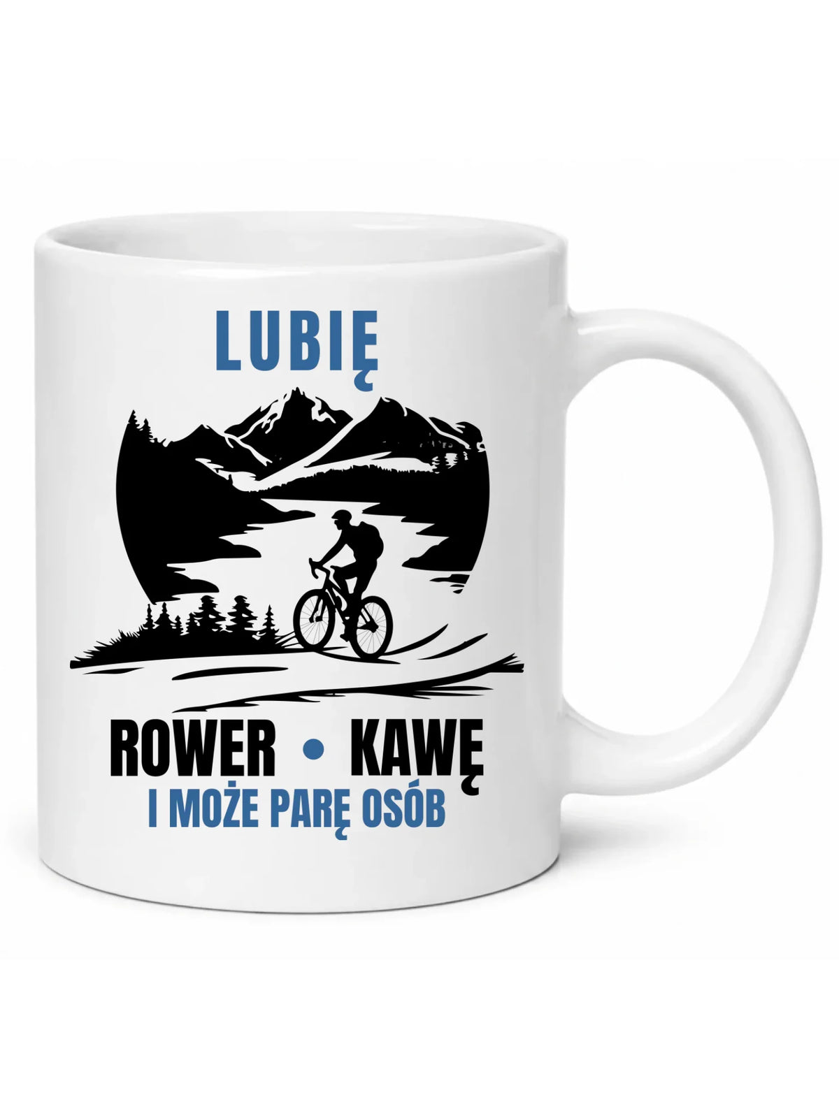 Kubek dla rowerzysty - Lubię rower kawę i może parę osób HR05