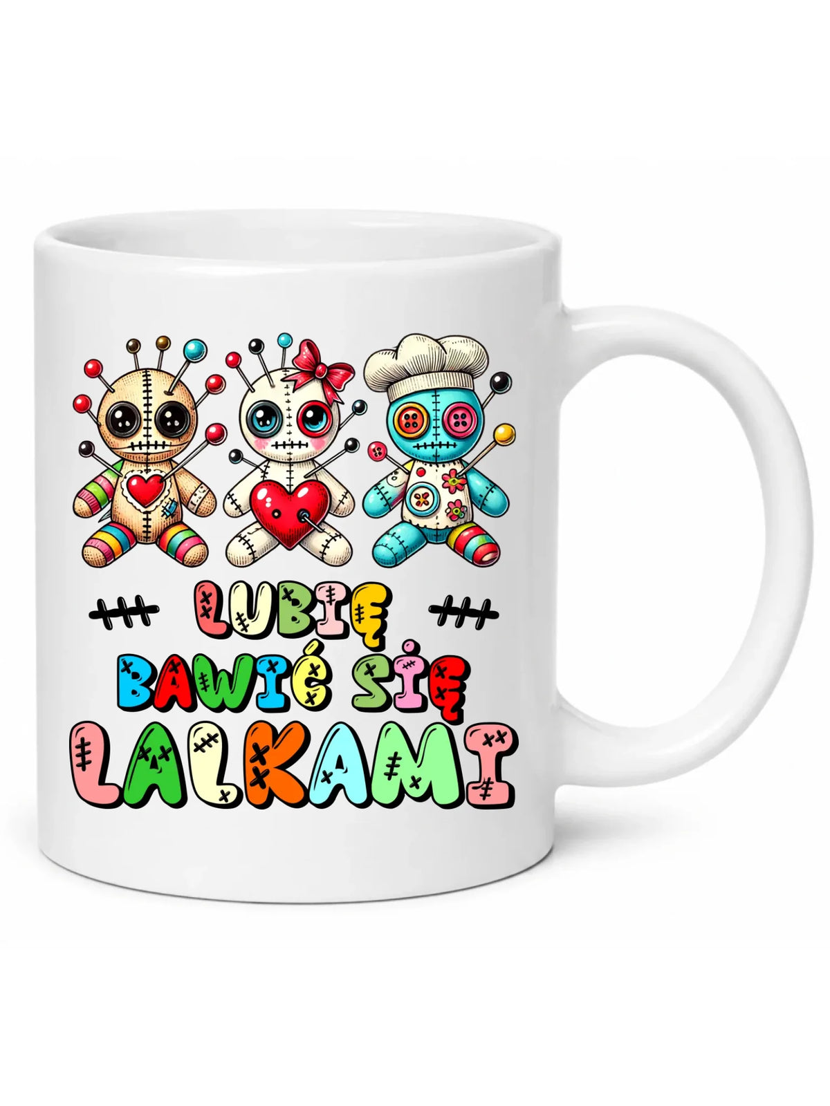 Kubek - Voodoo Lubię bawić się lalkami W52
