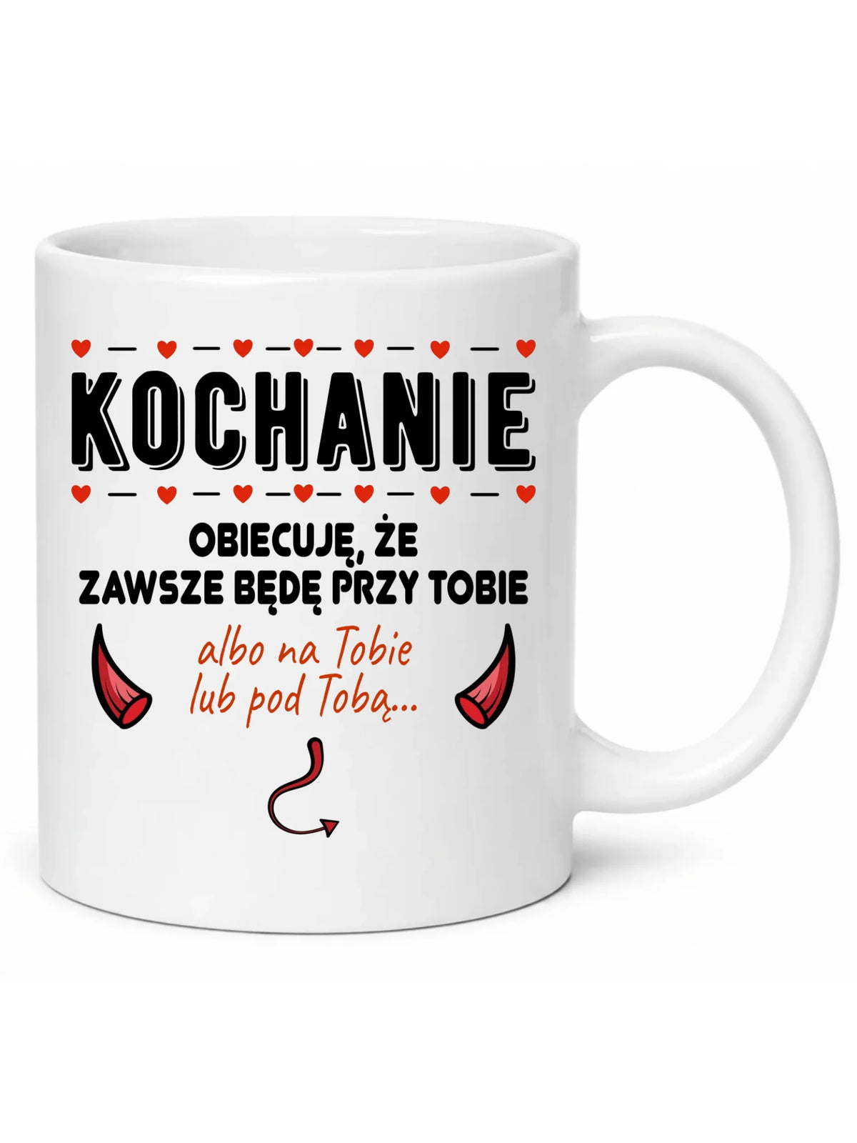 Kubek dla par - Obiecuję, że zawsze będę przy Tobie W50