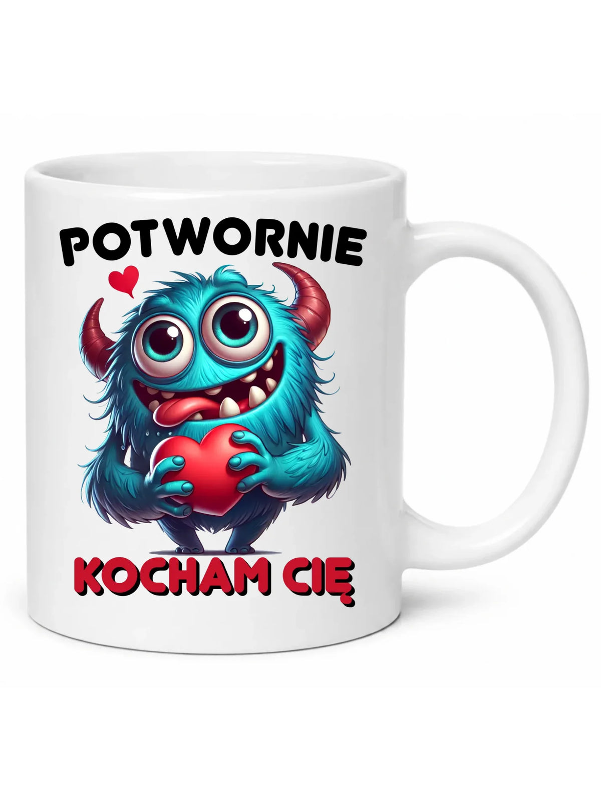 Kubek dla par - Potwornie Kocham Cię W45