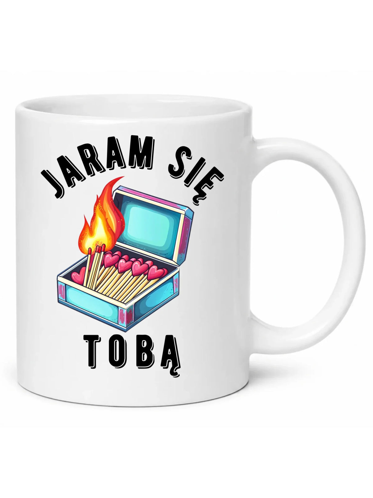 Kubek dla zakochanych - Jaram się Tobą W39