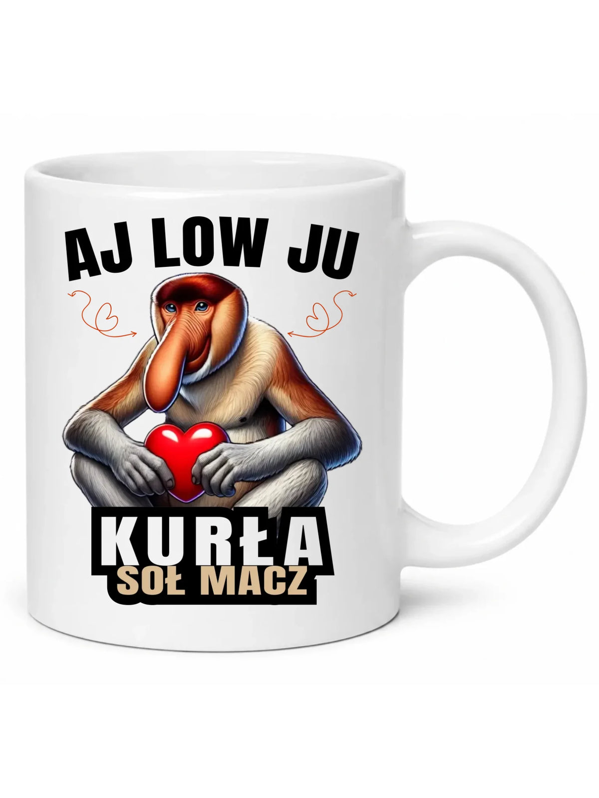 Kubek dla par - Janusz nosacz - Aj low ju kurła W26