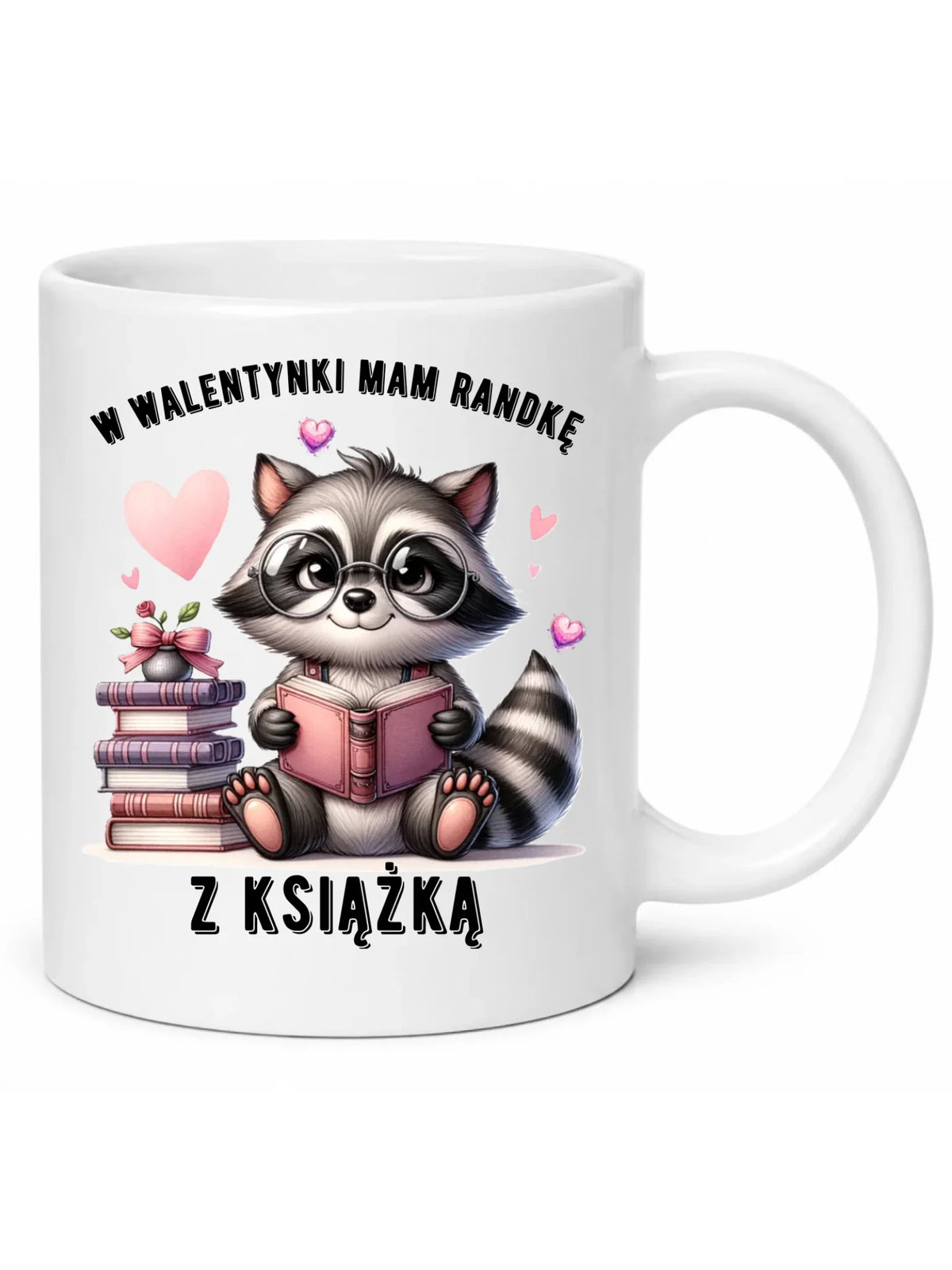 Kubek na Walentynki dla mola książkowego – Mam randkę z książką W20