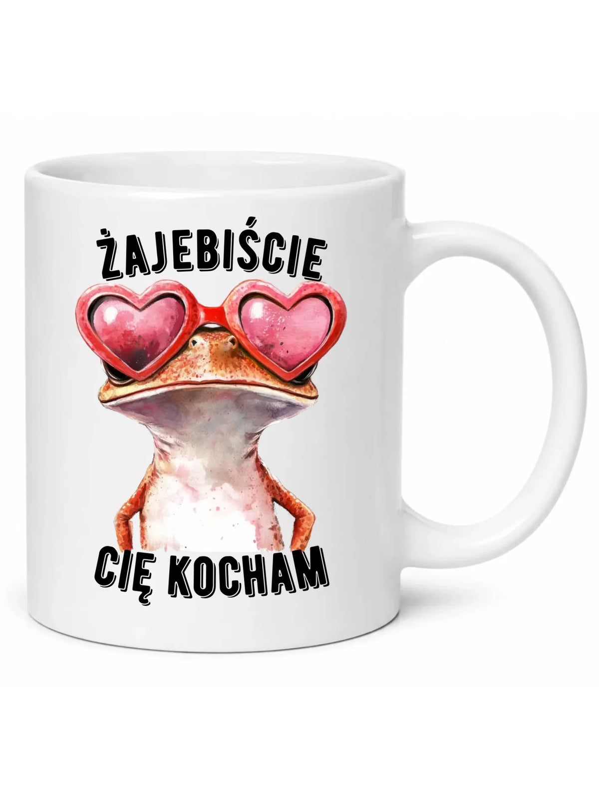 Kubek dla par - Żajebiście Cię Kocham Żaba W17