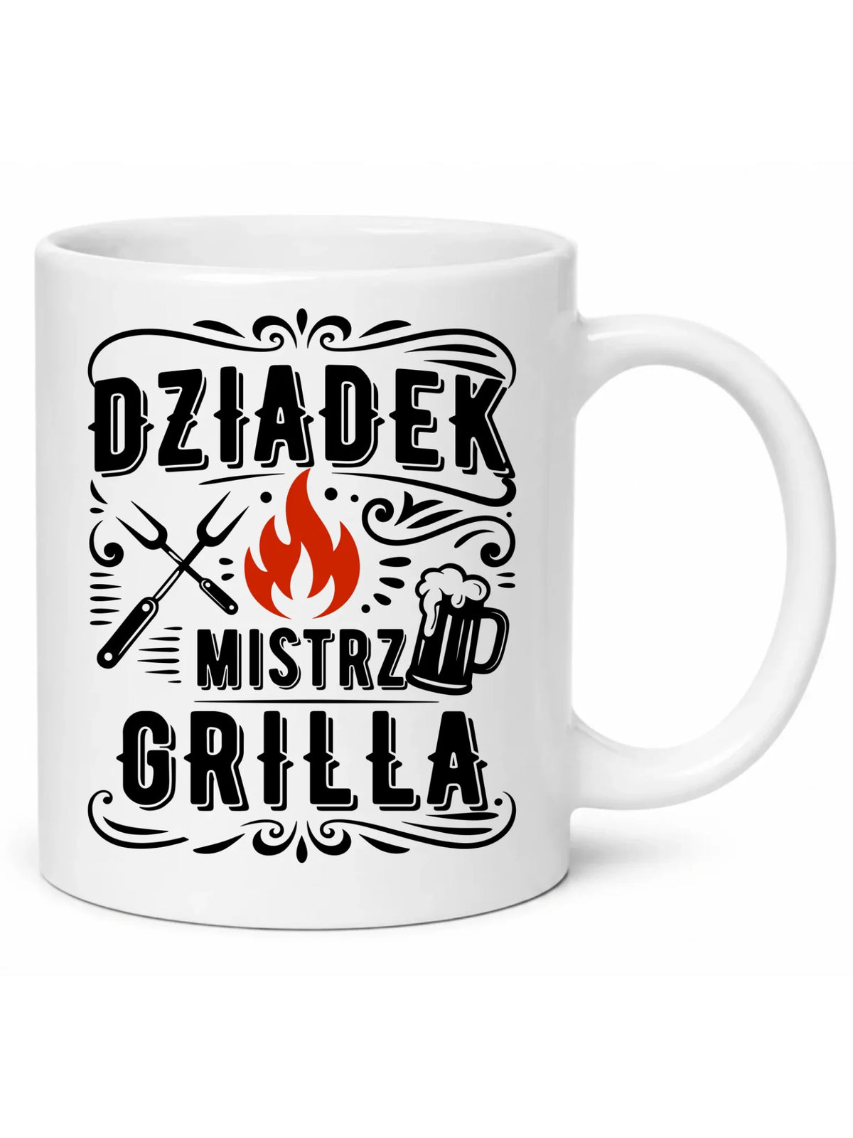 Kubek dla dziadka - Dziadek mistrz grilla D33