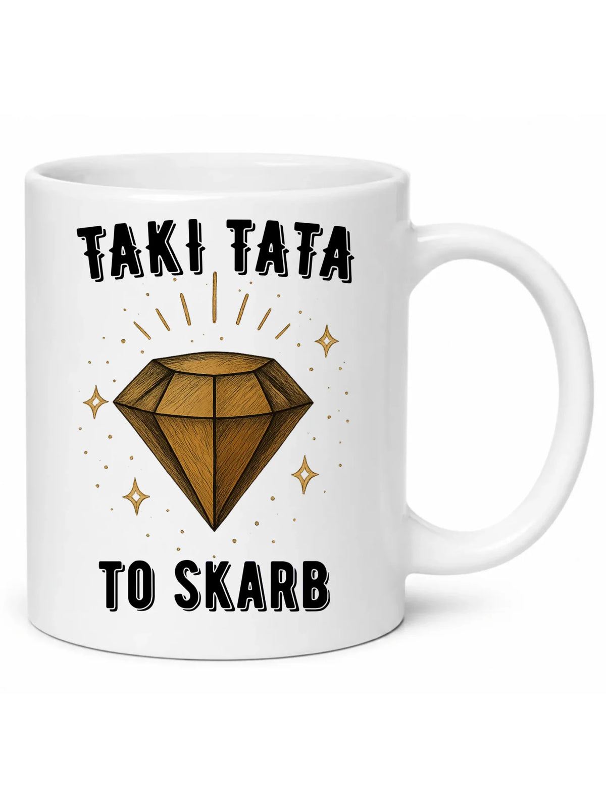Kubek dla taty - Taki tata to skarb - personalizowany DT17