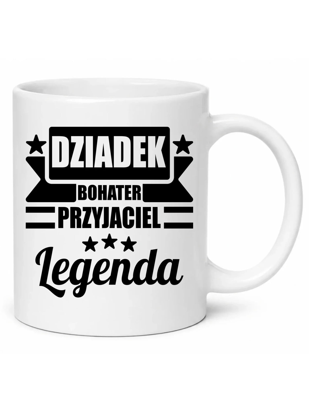 Kubek dla dziadka - Bohater przyjaciel legenda D20