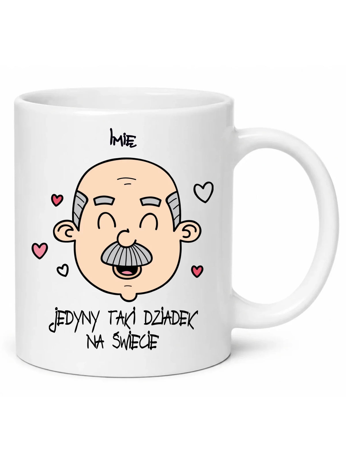 Kubek dla dziadka - Jedyny taki dziadek na świecie - personalizowany D15