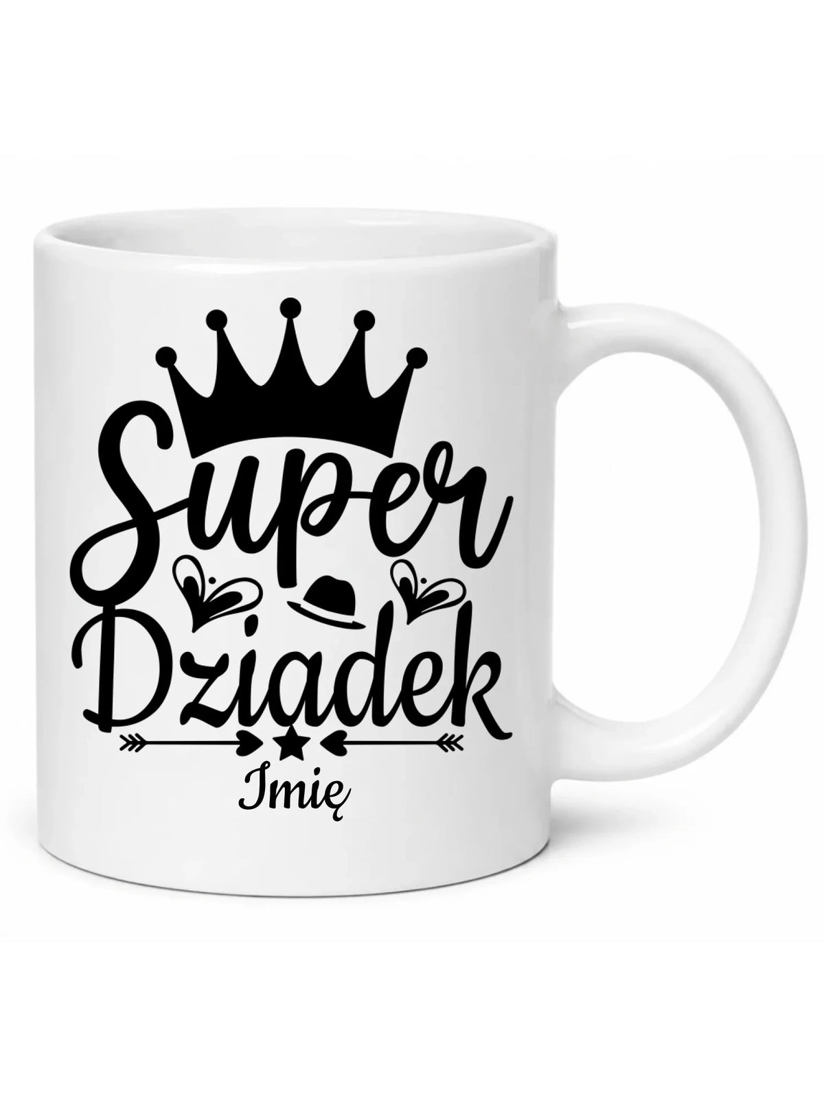Kubek dla dziadka - Super Dziadek - personalizowany D03