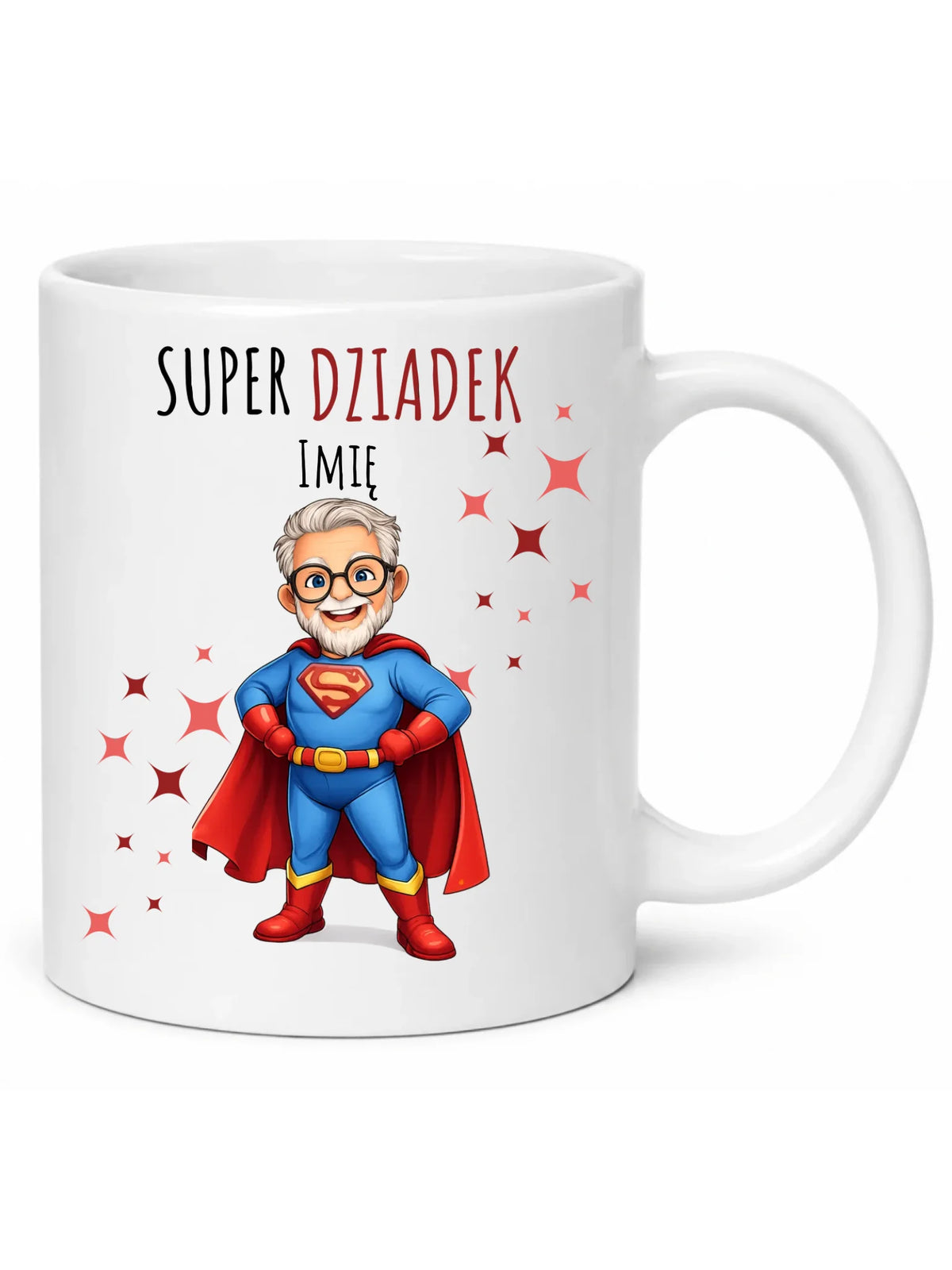 Kubek dla dziadka - Super Dziadek - personalizowany D02