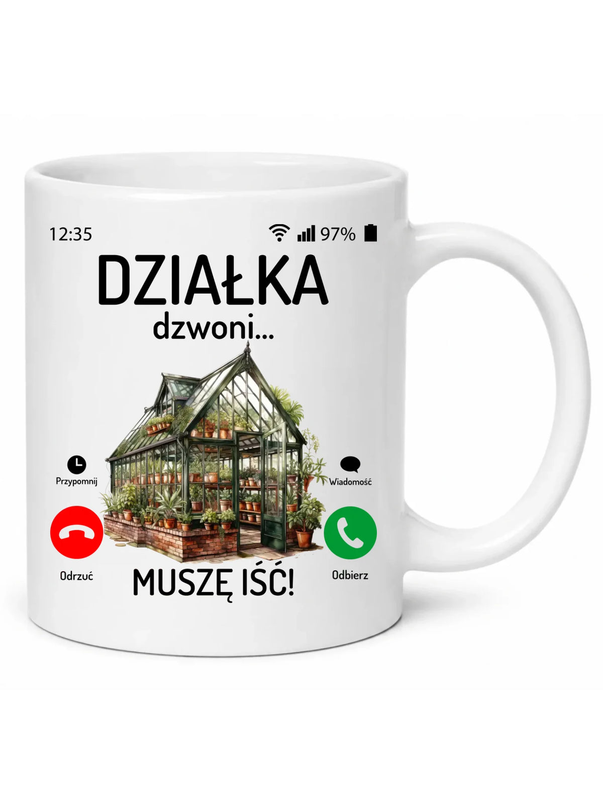 Kubek dla babci - Działka dzwoni muszę iść B41
