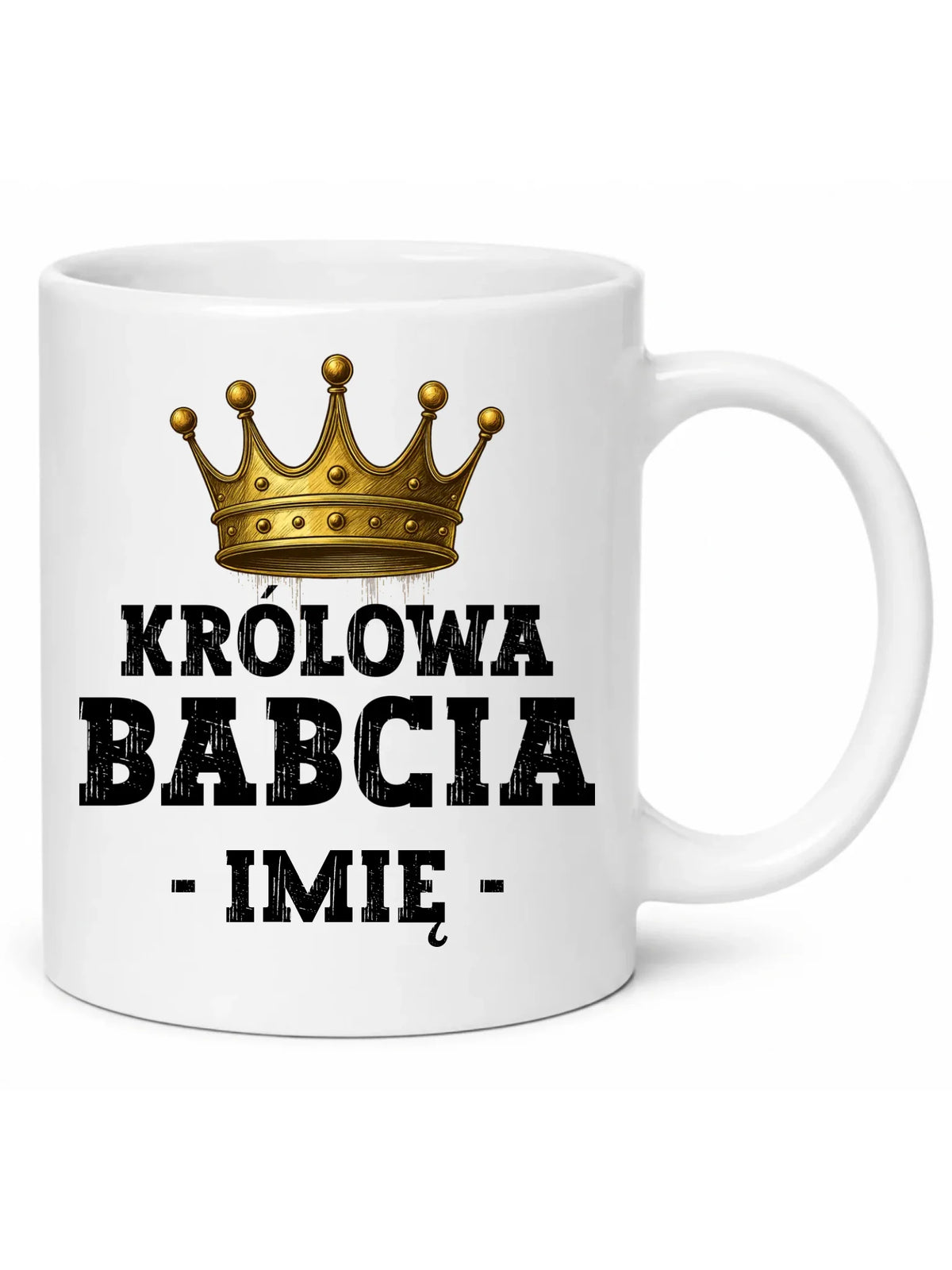 Kubek dla babci - Królowa Babcia - personalizowany B17