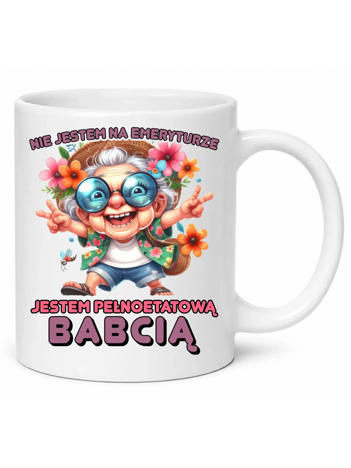 Kubek dla babci - Pełnoetatowa babcia B20