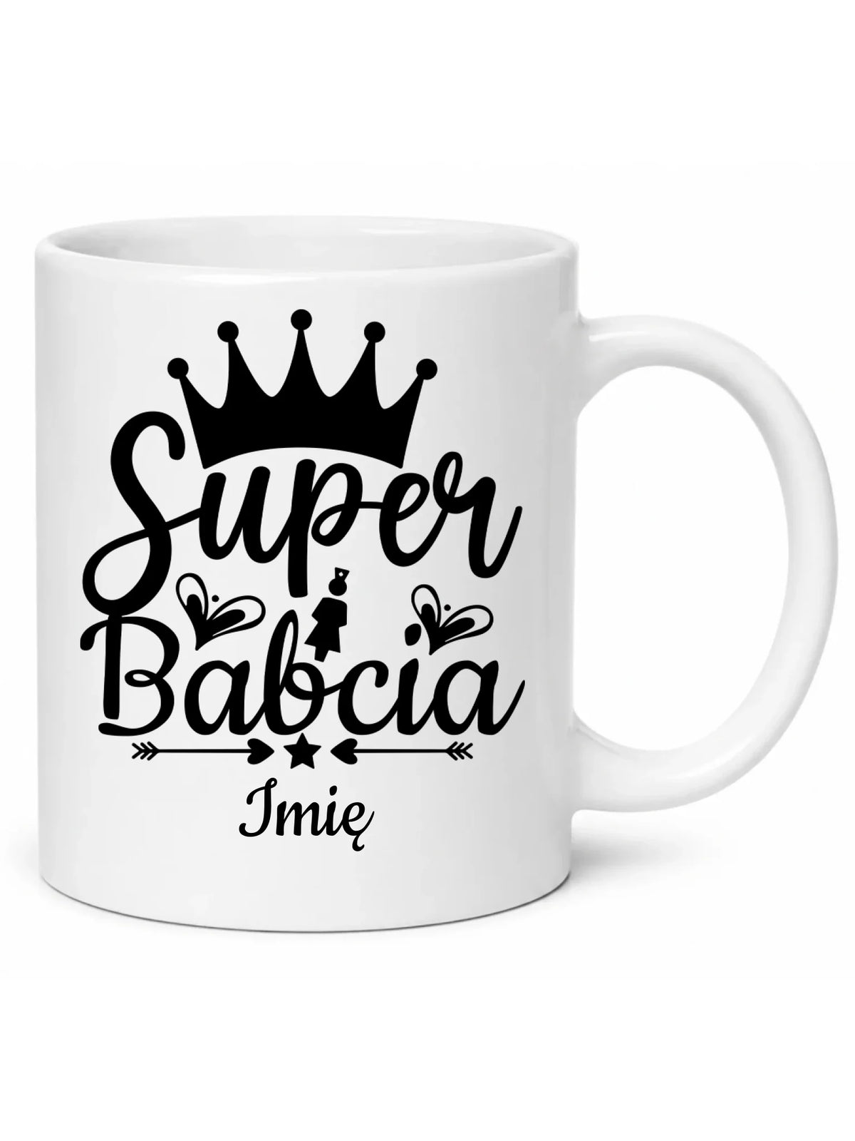 Kubek dla babci - Super Babcia - personalizowany B03