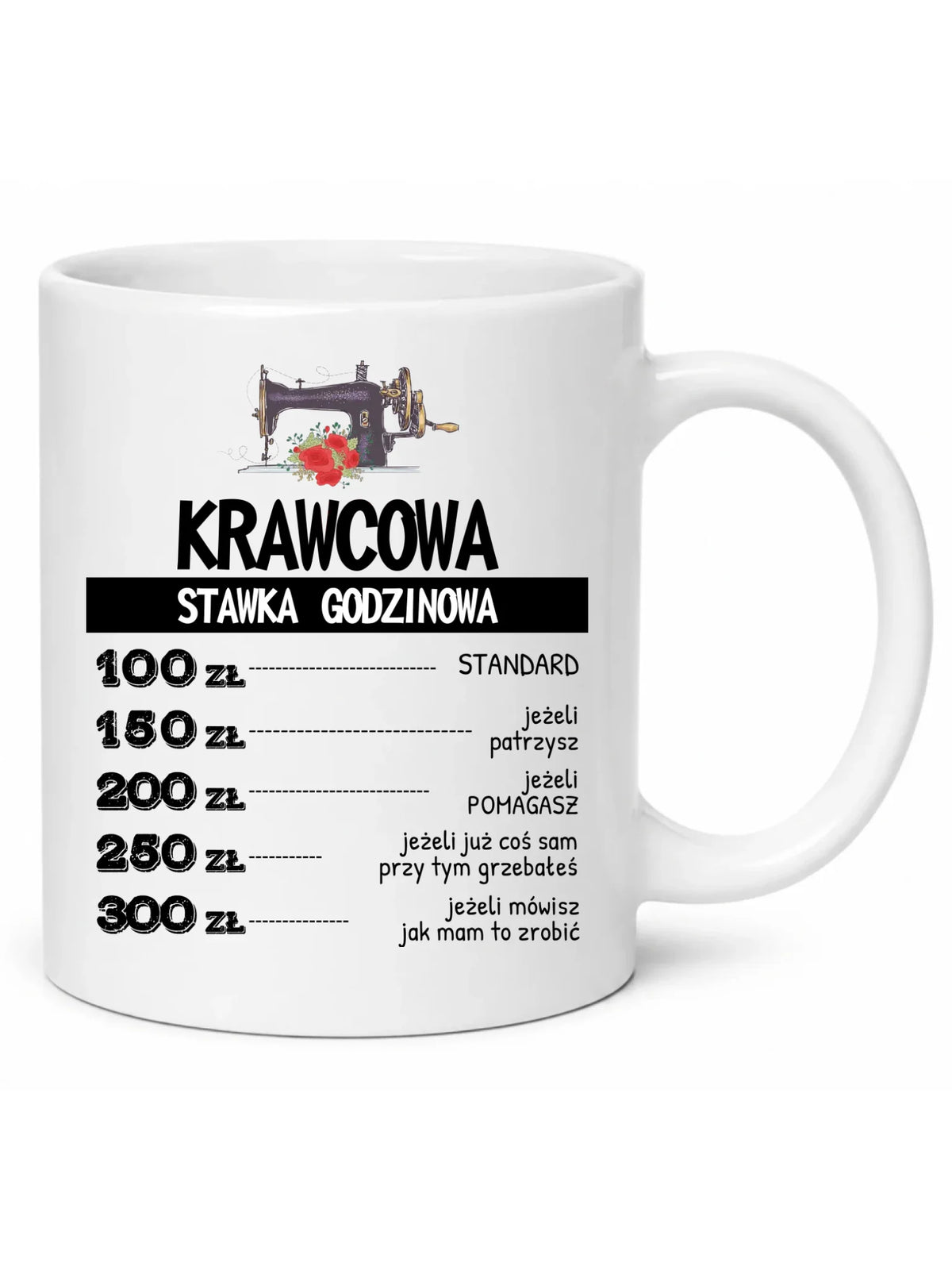 Kubek szyciowy dla krawcowej – Stawka godzinowa HS26