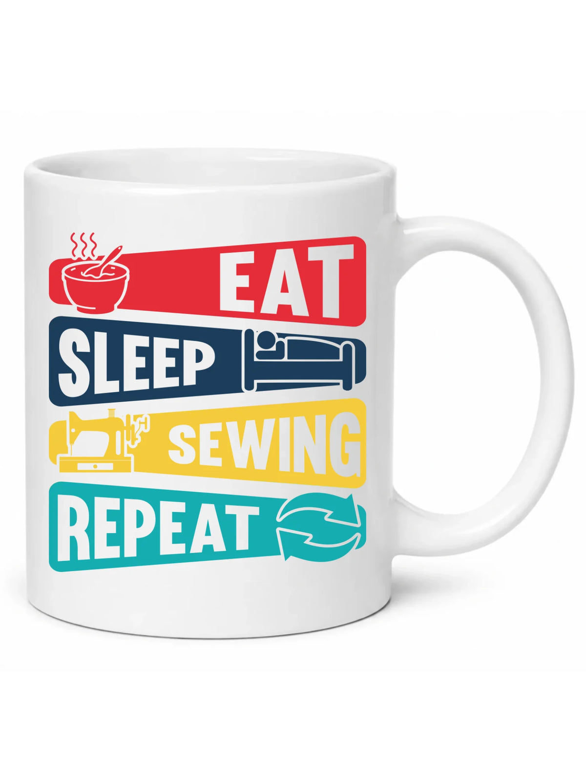 Kubek szyciowy dla krawcowej – Eat sleep sewing repeat HS21