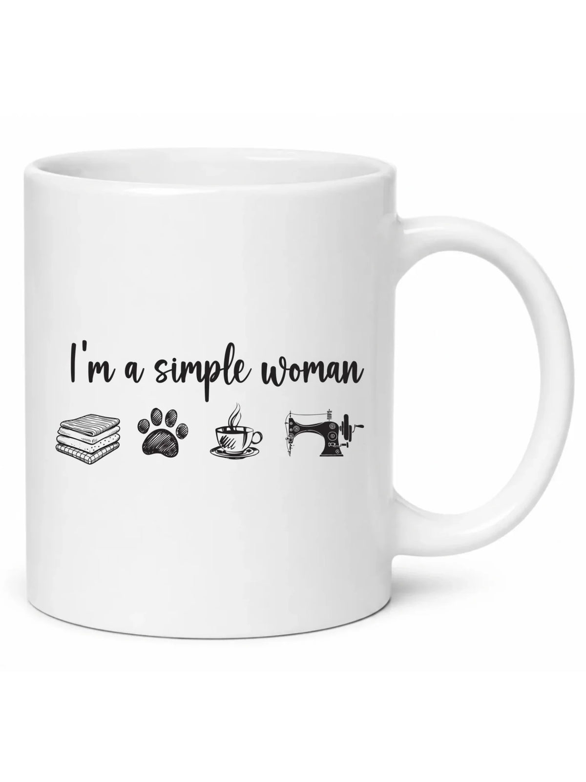 Kubek szyciowy dla krawcowej – I'm a simple woman HS20