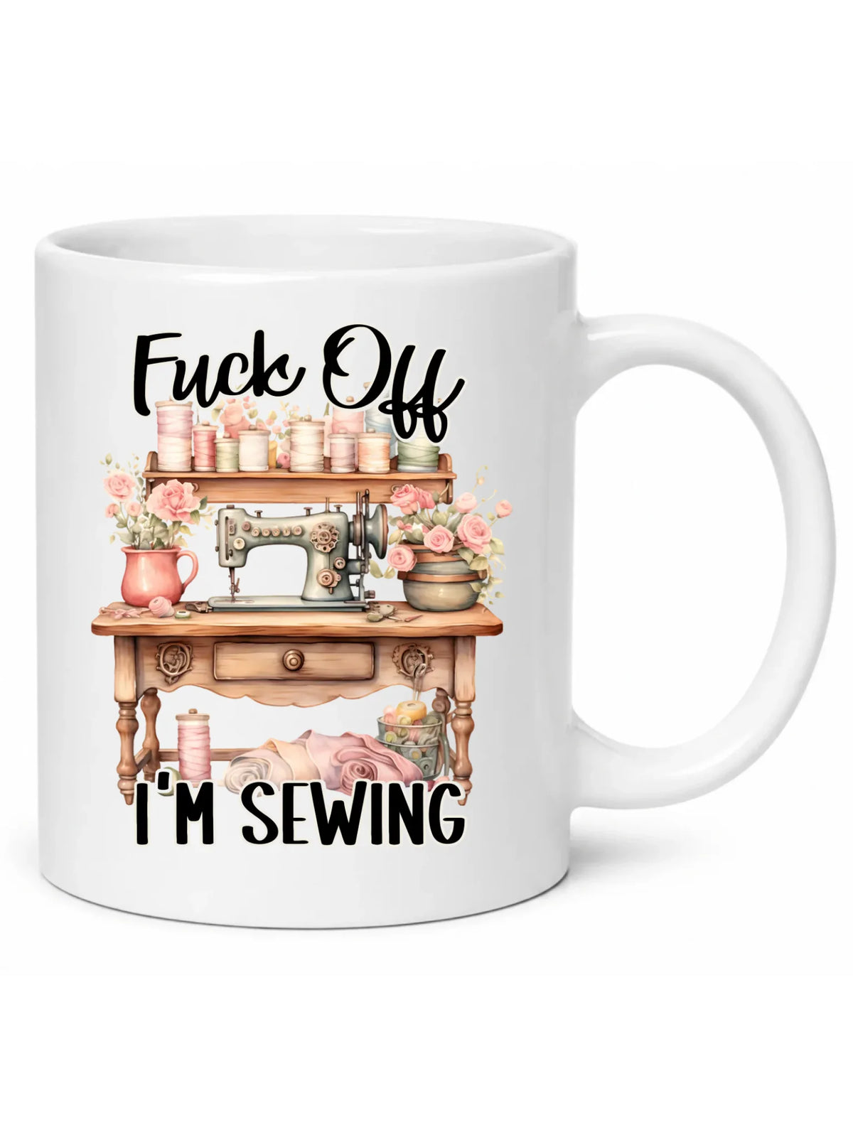 Kubek szyciowy dla krawcowej – Fck off im sewing HS16