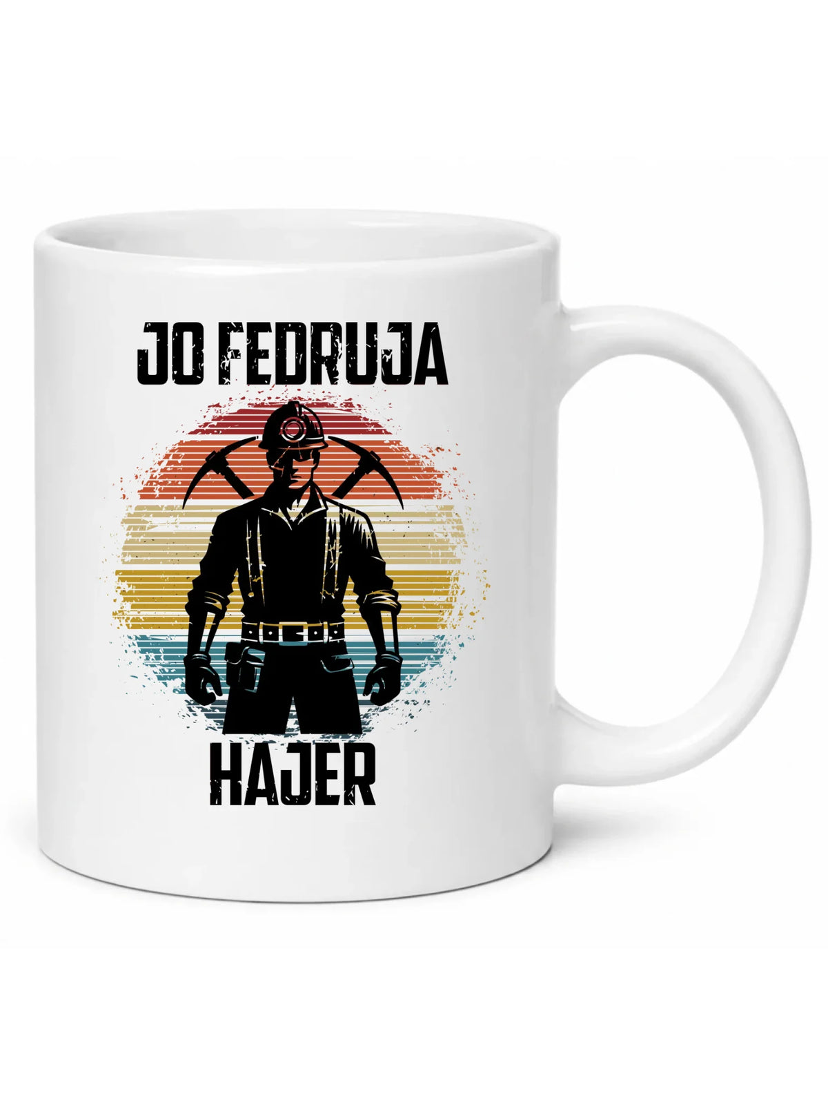 Kubek - prezent dla górnika - Jo fedruja Hajer G26