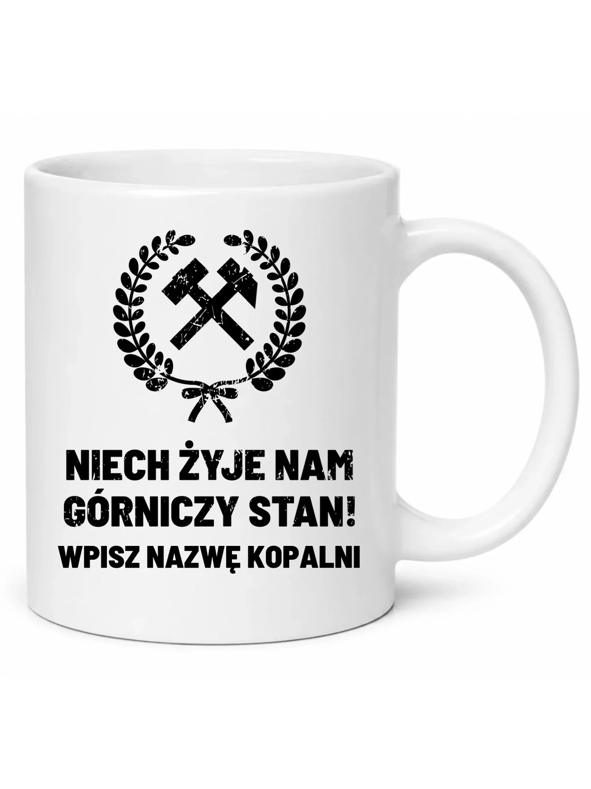 Kubek - prezent dla górnika - Niech żyje nam górniczy stan - personalizowany G24