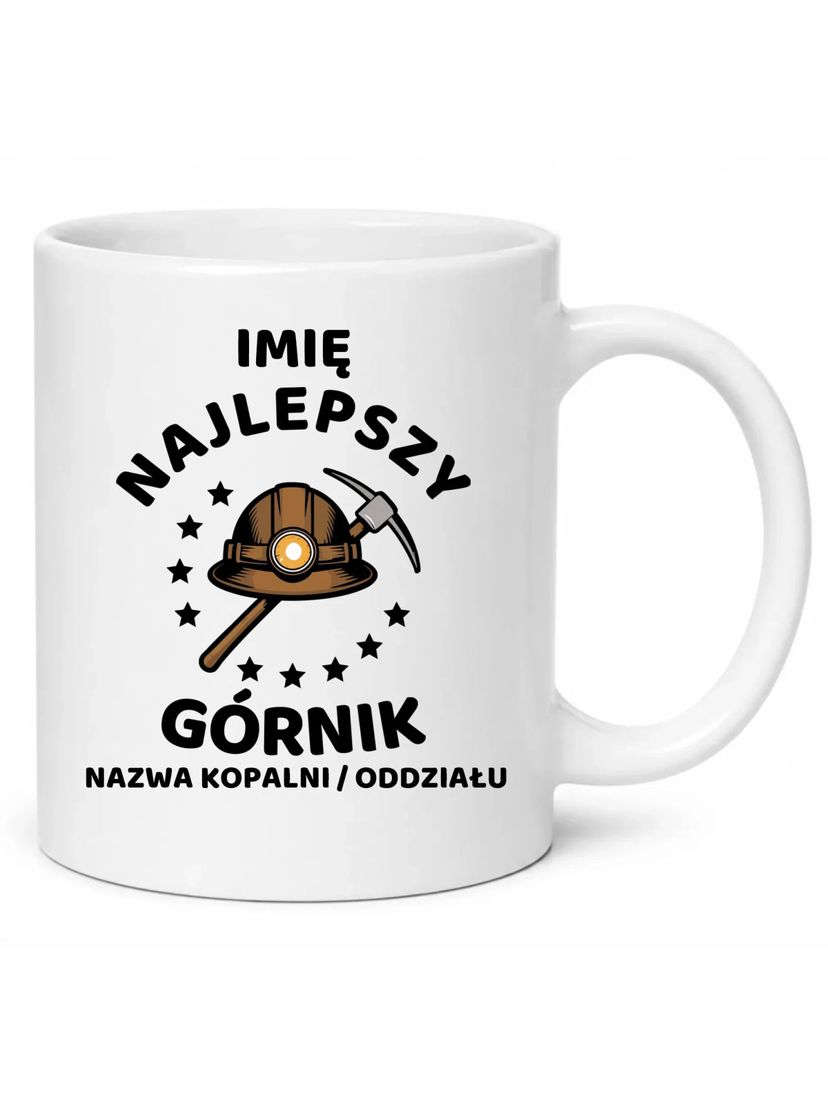 Kubek - prezent dla górnika - Najlepszy górnik - personalizowany G23