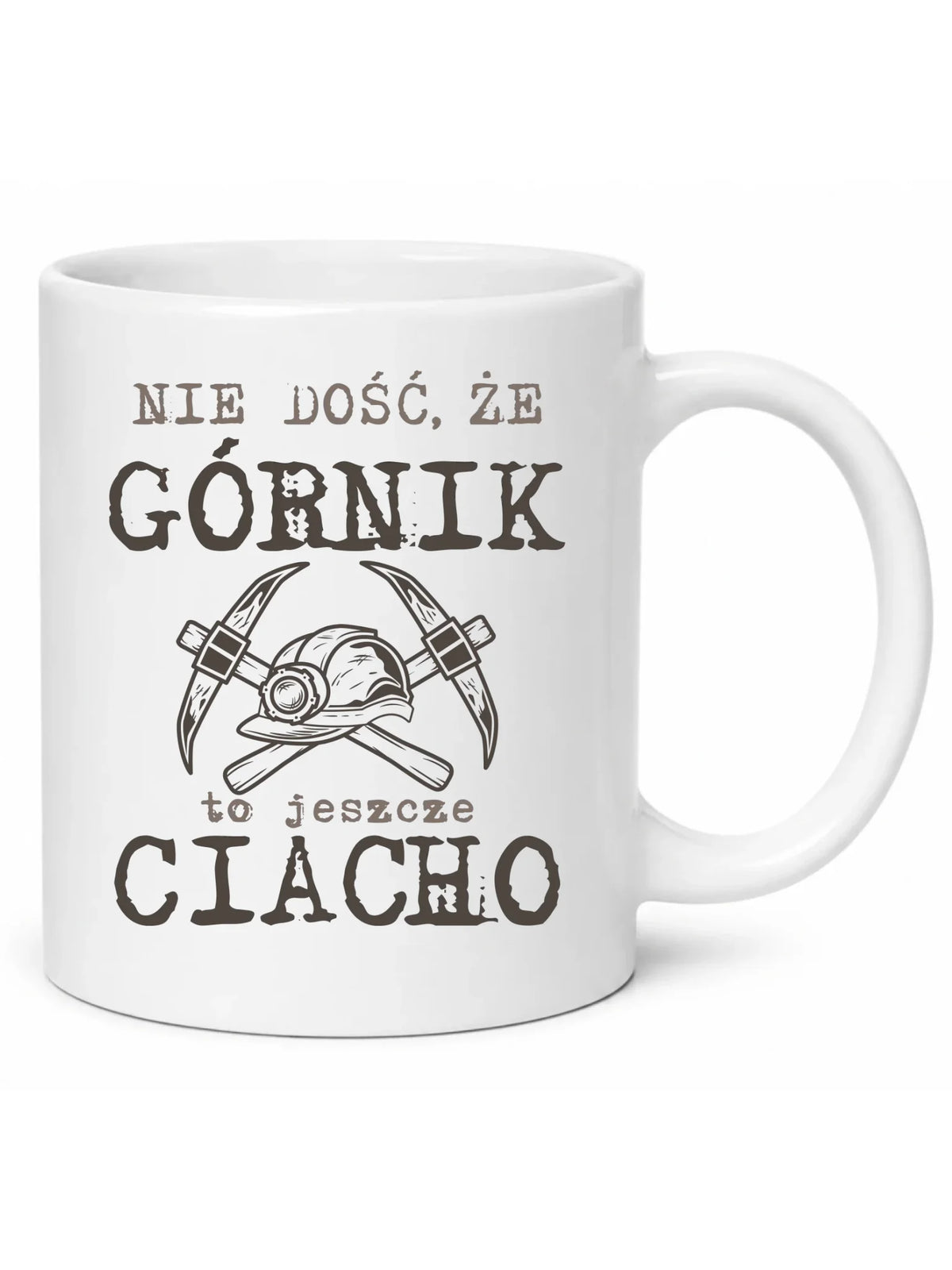 Kubek - prezent dla górnika - Nie dość, że górnik to jeszcze ciacho G17