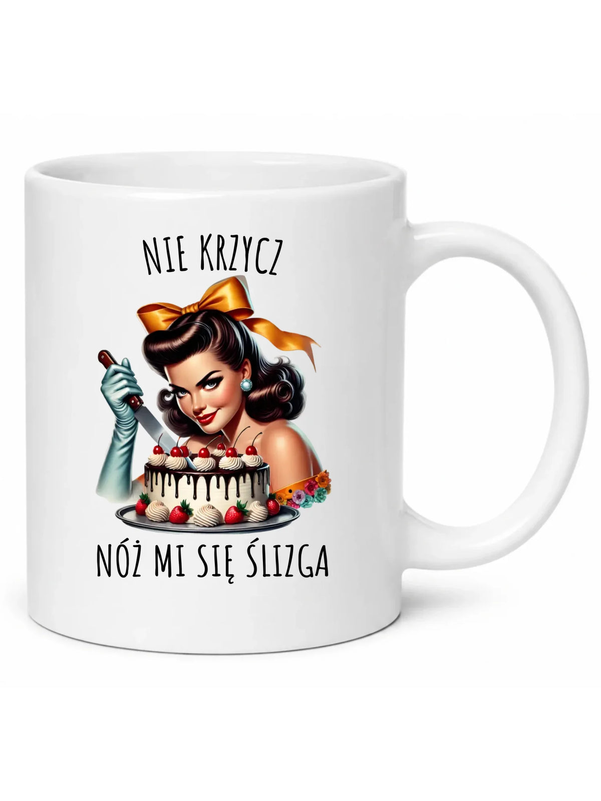 Kubek dla niej - Nie krzycz, nóż mi się ślizga - Czarny humor DZ22