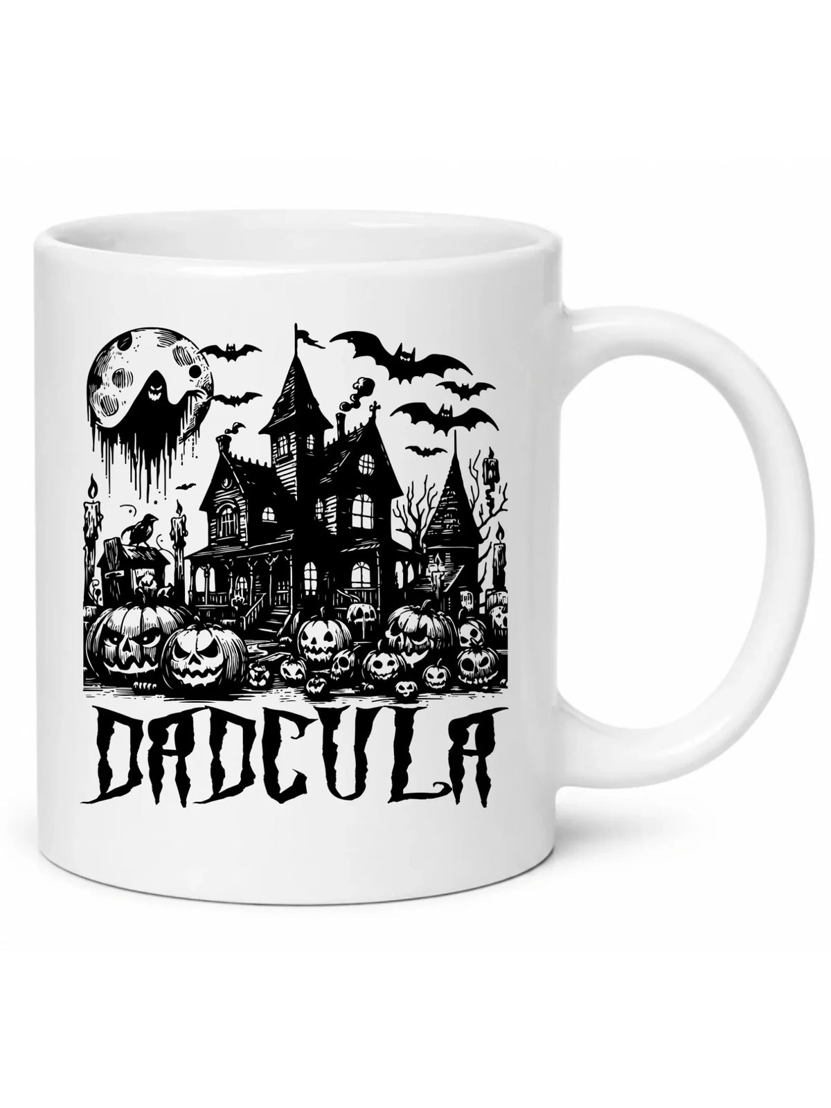 Kubek halloweenowy dla taty -  Upiorny dom - Dadcula HL19
