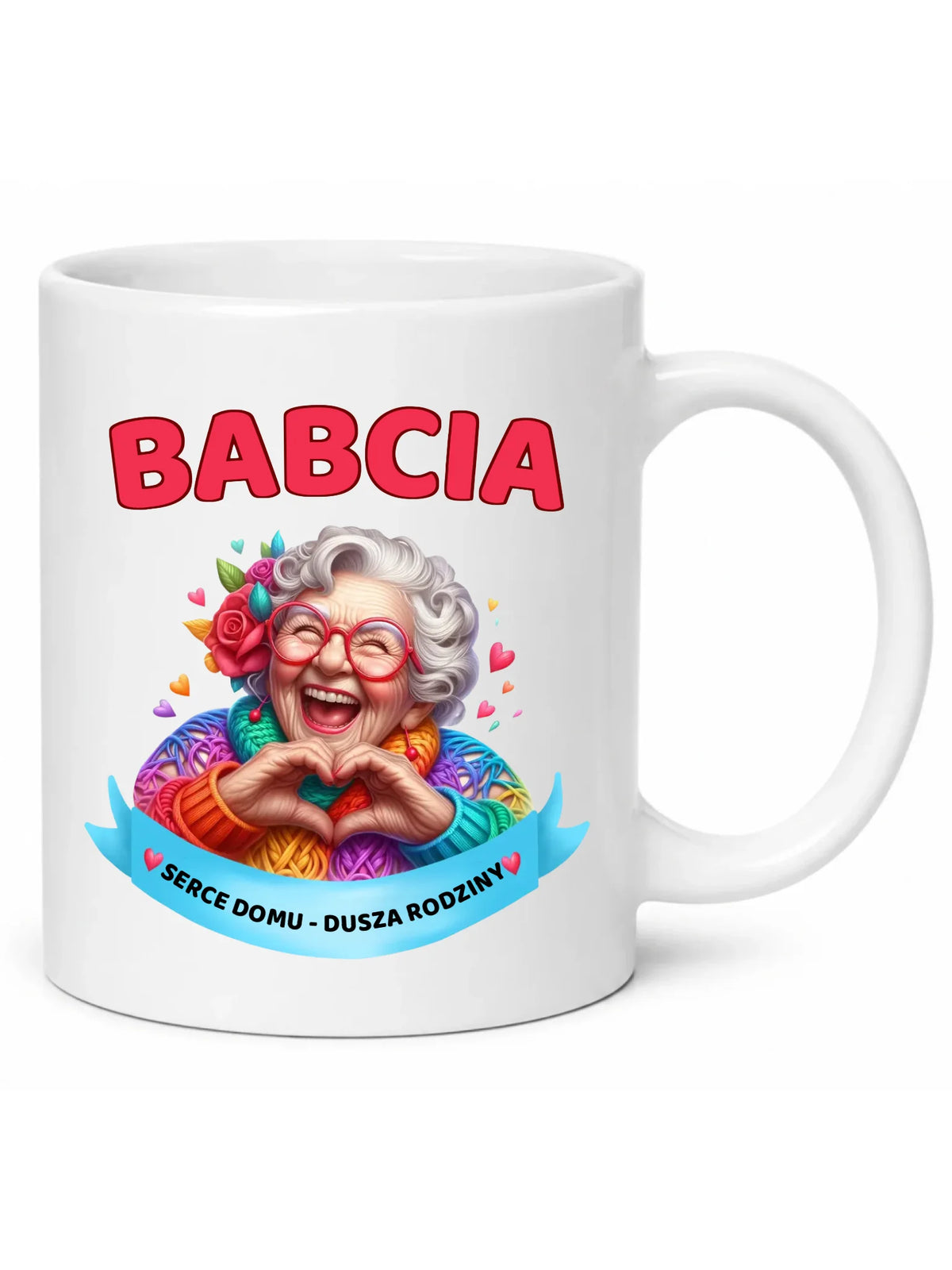 Kubek dla babci - Babcia serce domu dusza rodziny B25