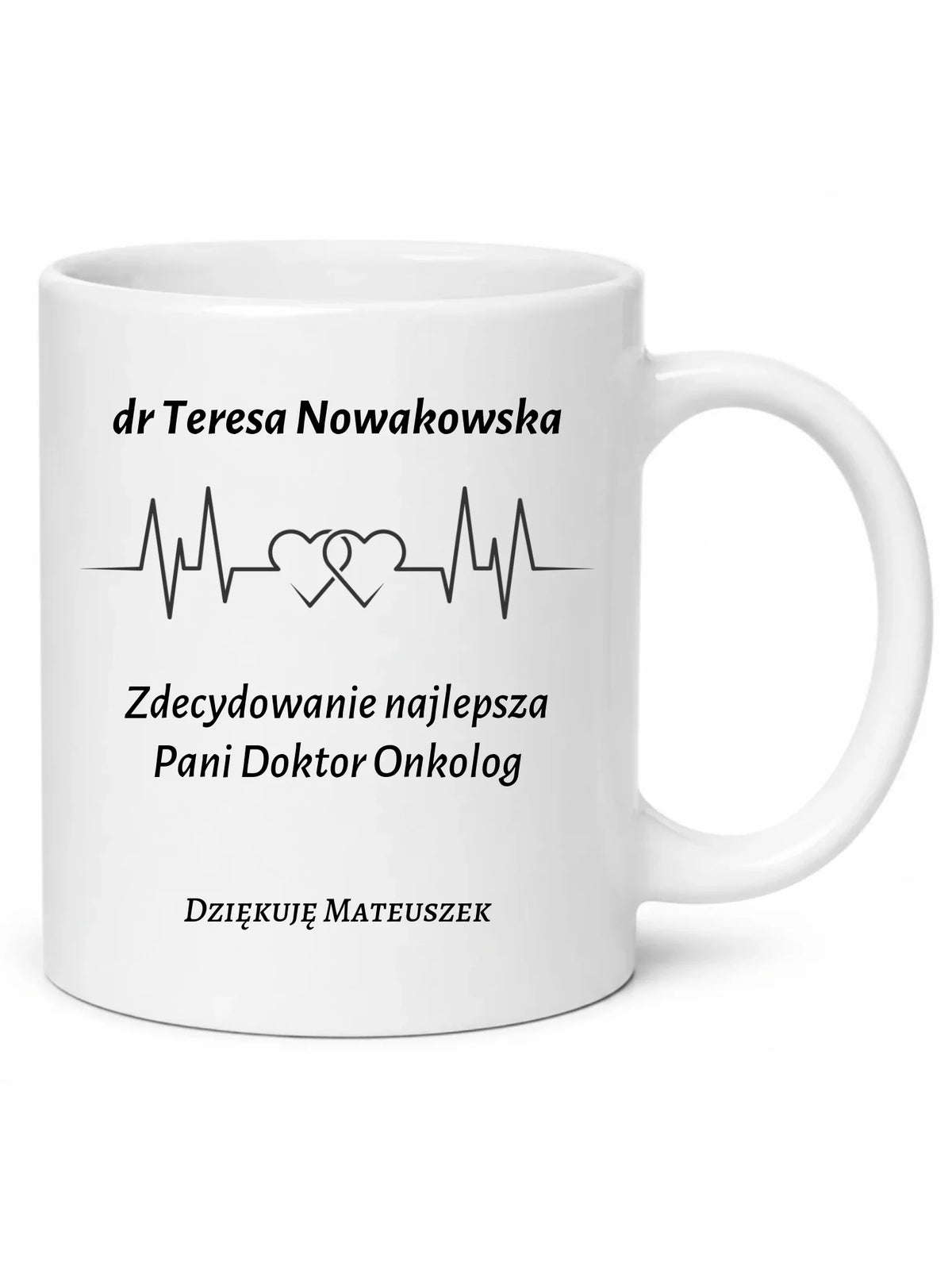 Kubek dla Pani Doktor Onkolog - personalizowany ZL01