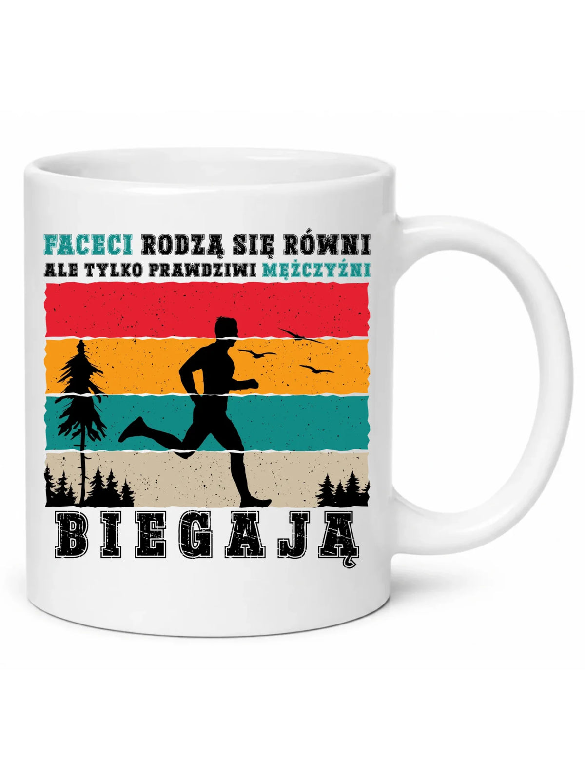 Kubek dla biegacza - Prawdziwi mężczyźni biegają HB02