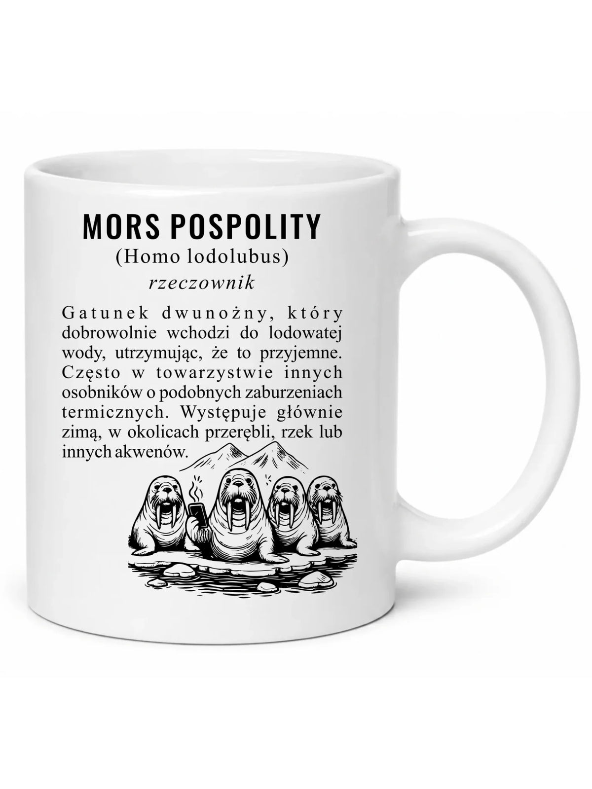 Kubek - prezent dla morsa - Mors pospolity [Homo lodolubus] HM12