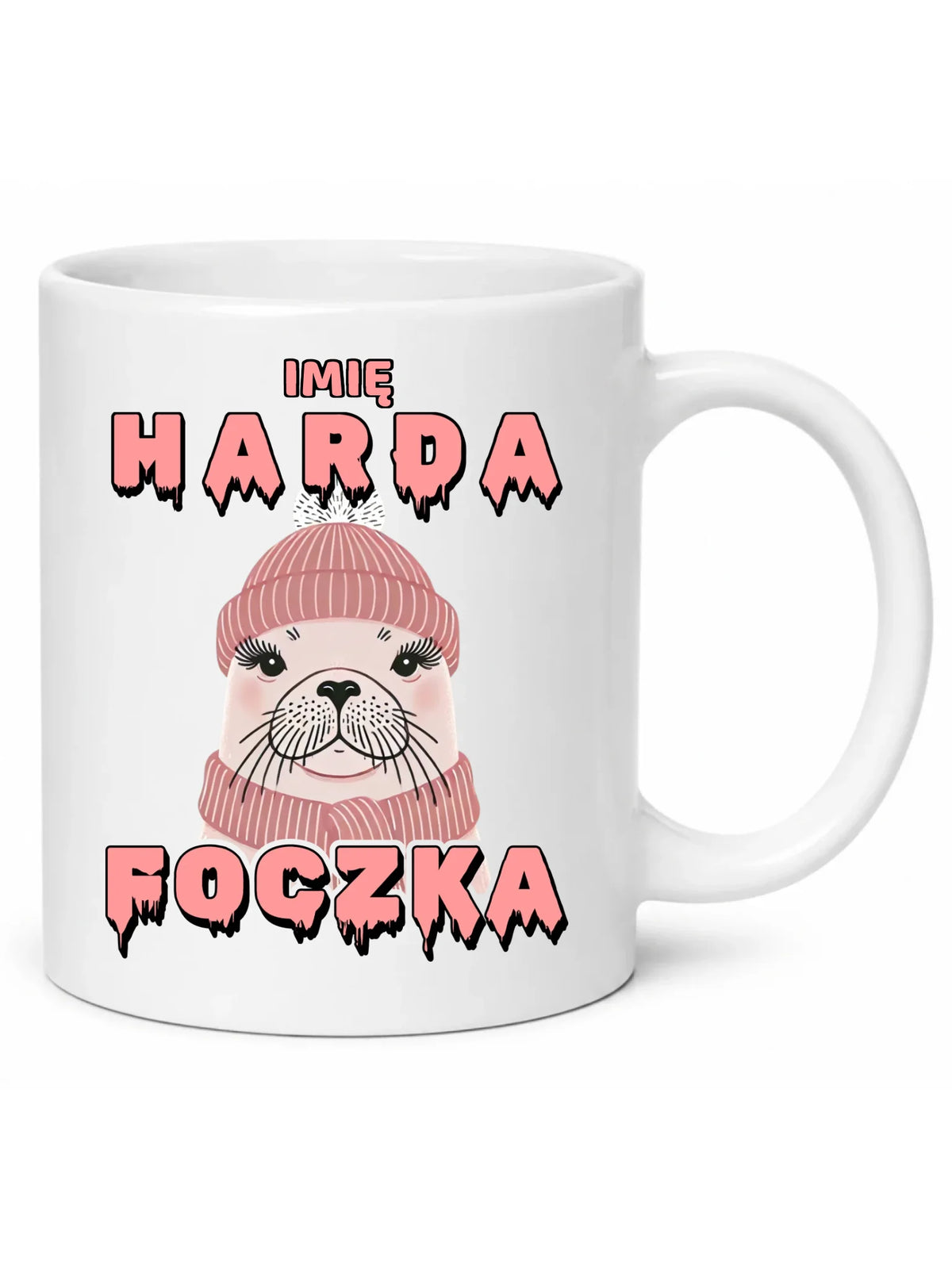 Kubek - prezent dla morsa - Harda foczka - personalizowany HM05