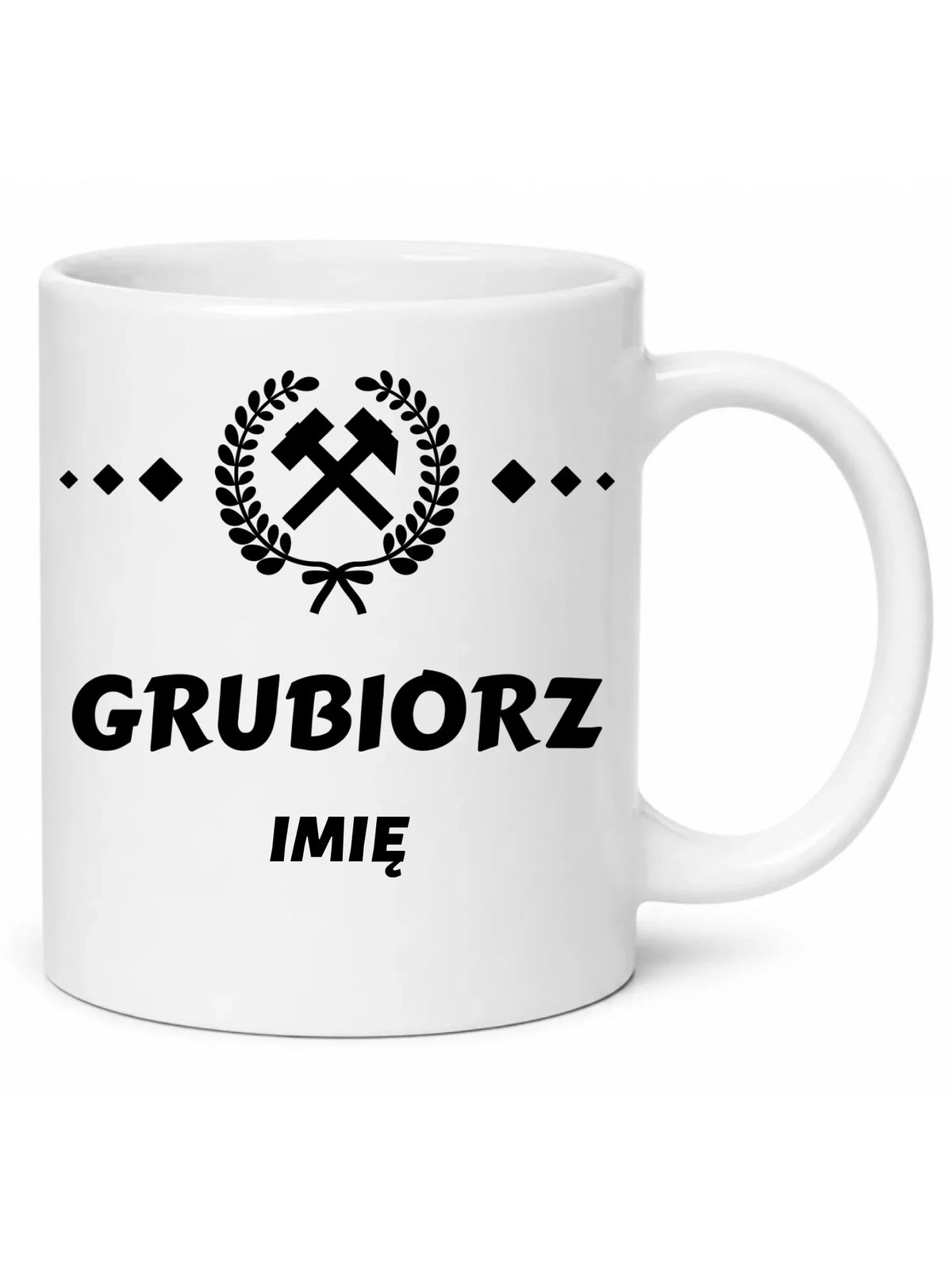 Kubek - prezent dla górnika - Grubiorz - personalizowany G03